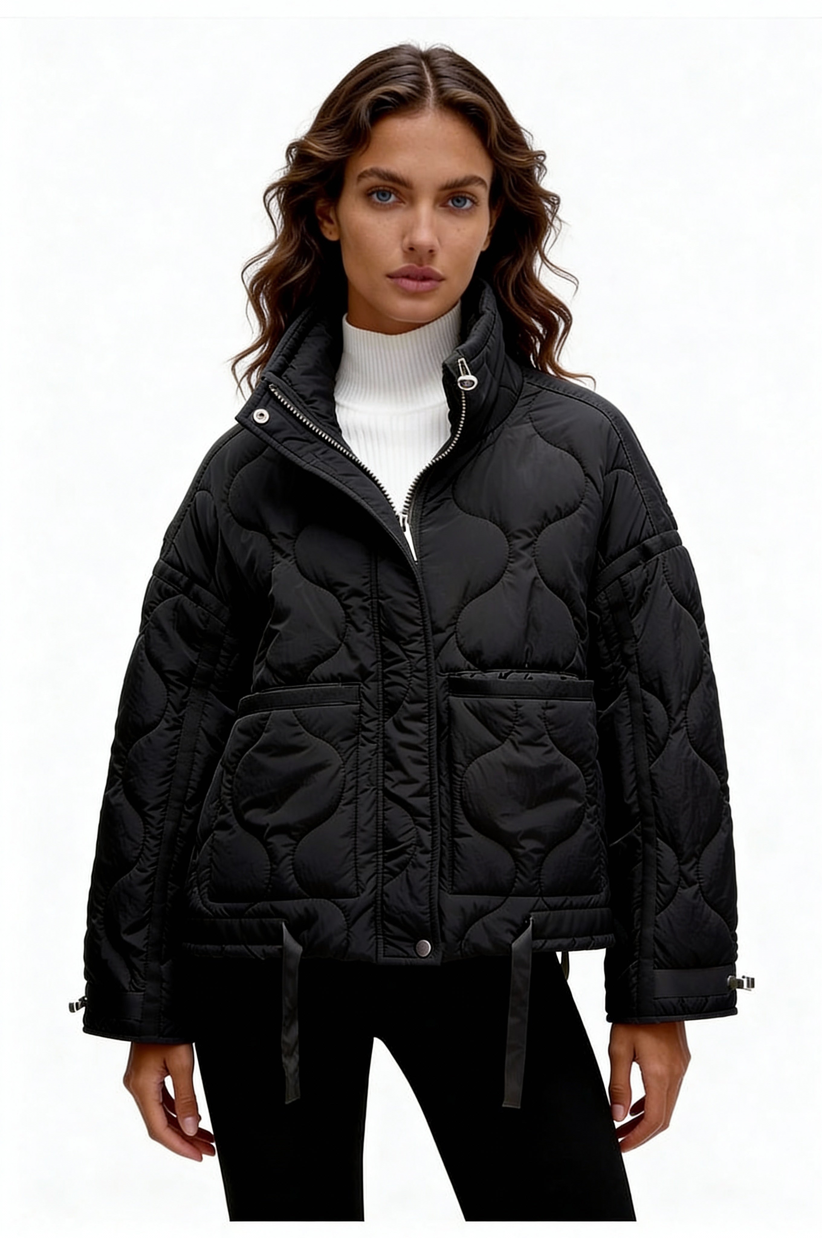 ELVORIA QUILTED JACKET – BLACK