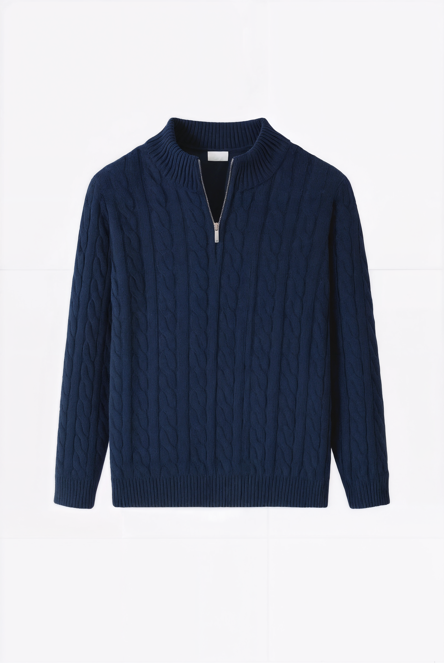 EASTON QUARTER-ZIP SWEATER – NAVY