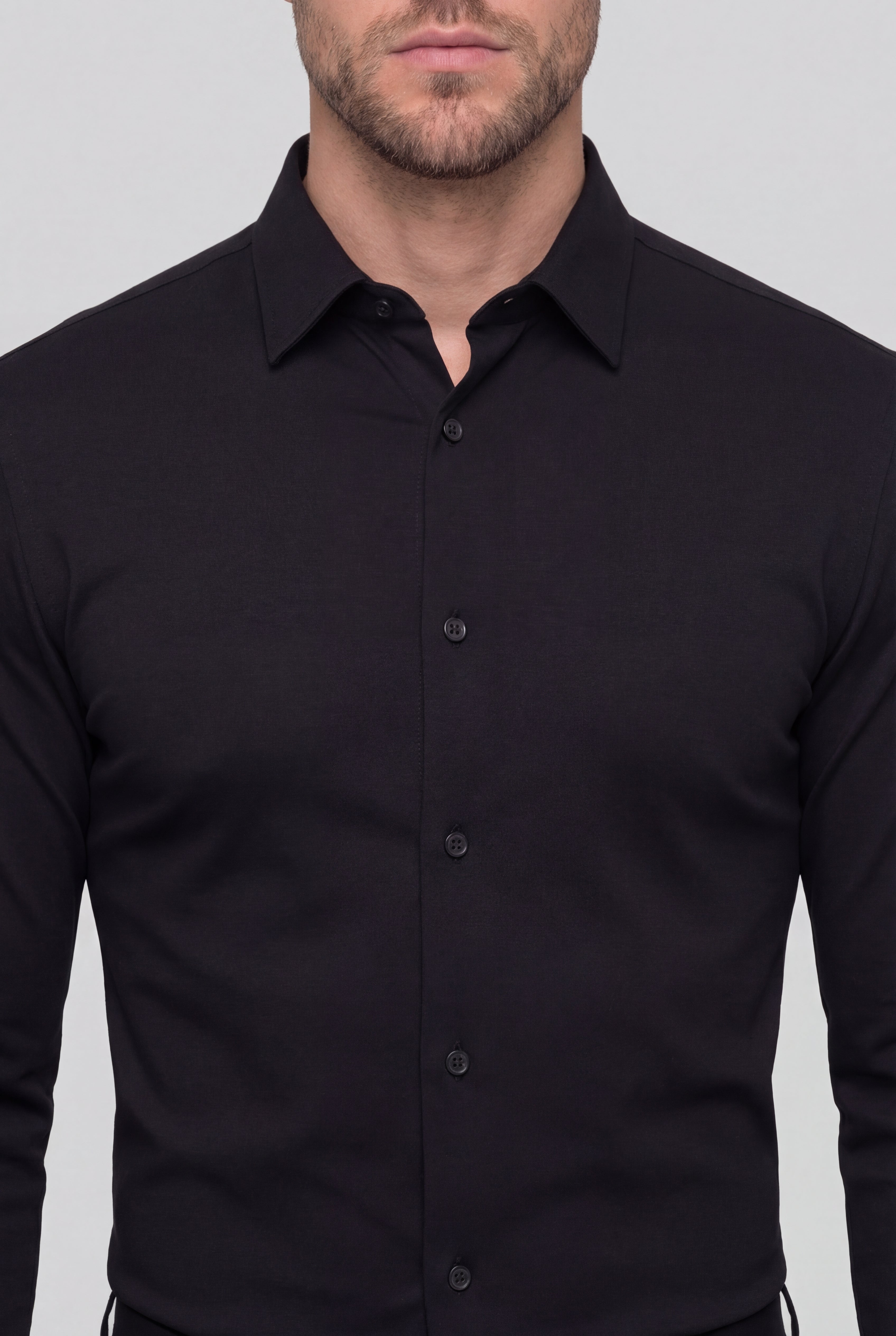 VAREXON DRESS SHIRT – BLACK