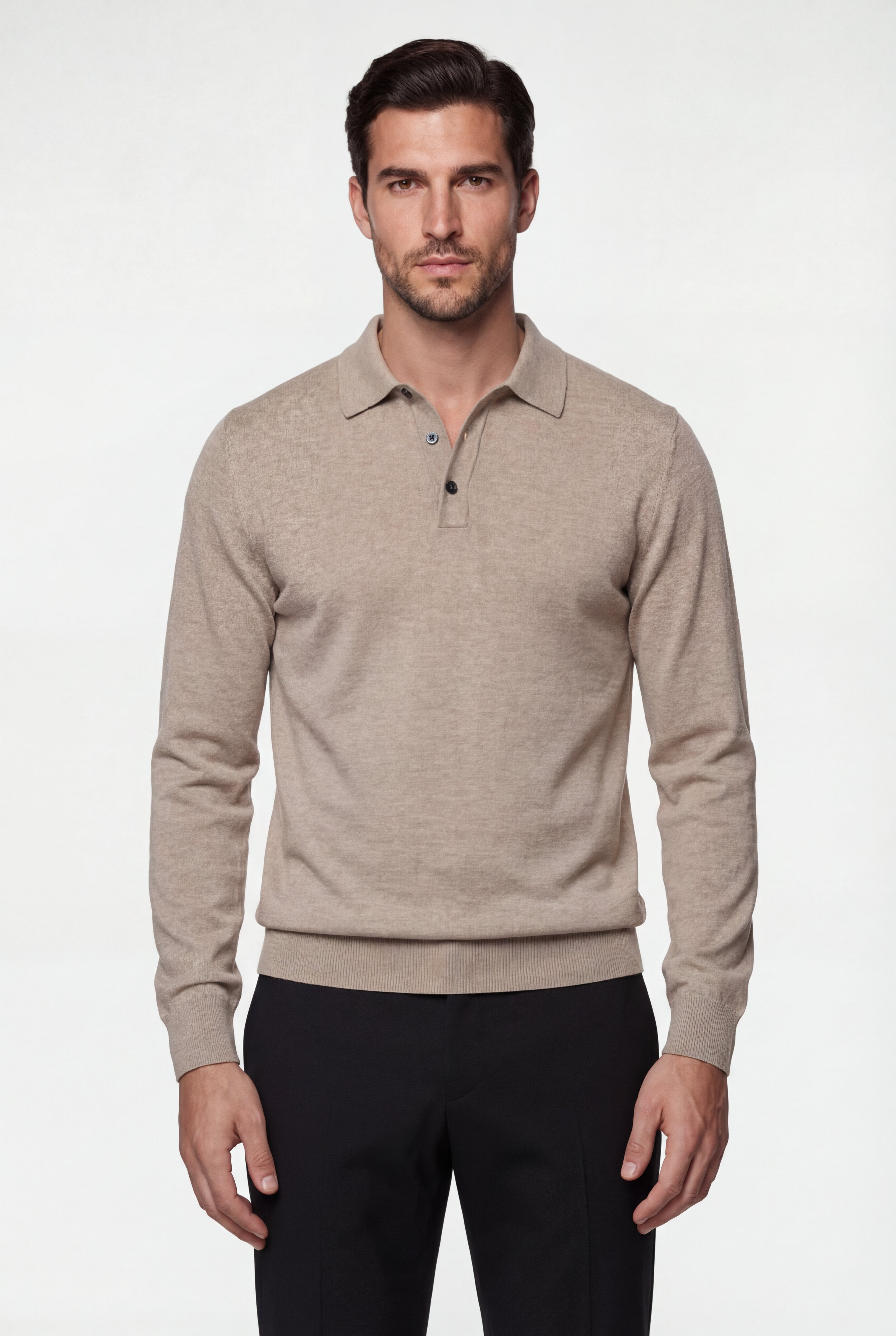 KARVEN KNIT PULLOVER – BEIGE
