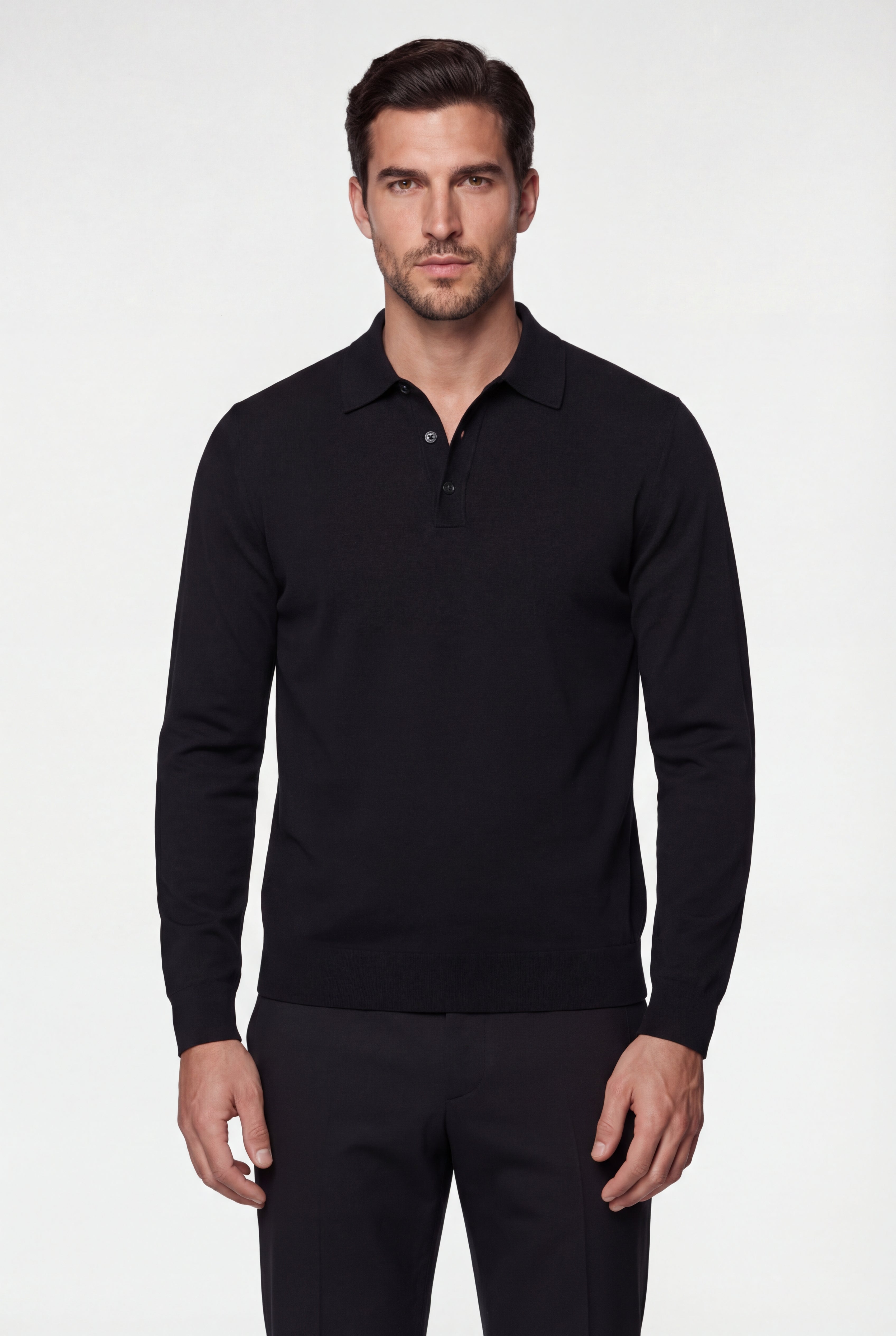KARVEN KNIT PULLOVER – BLACK