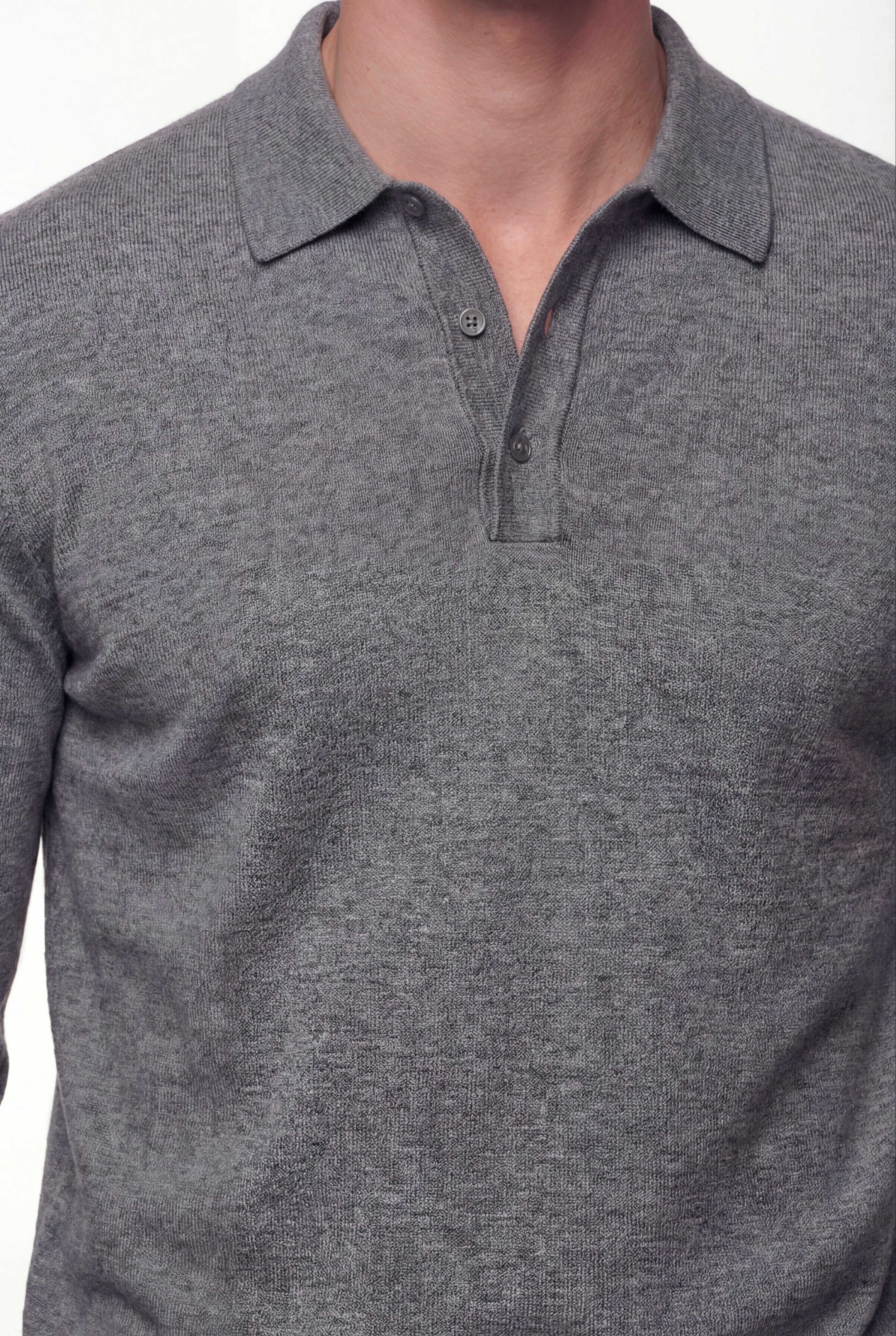 KARVEN KNIT PULLOVER – GRAY