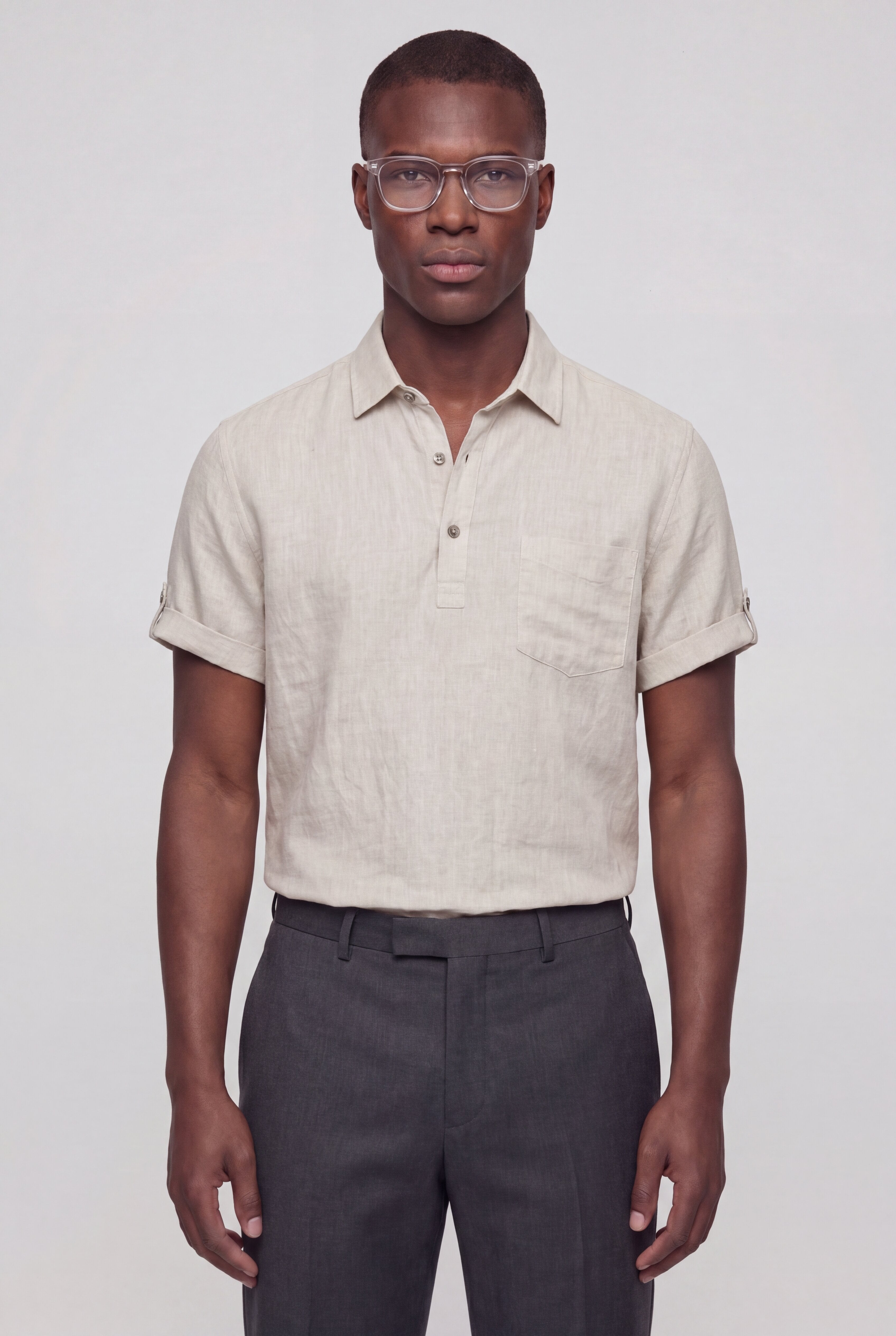 KRYNDEL LINEN SHIRT – BEIGE