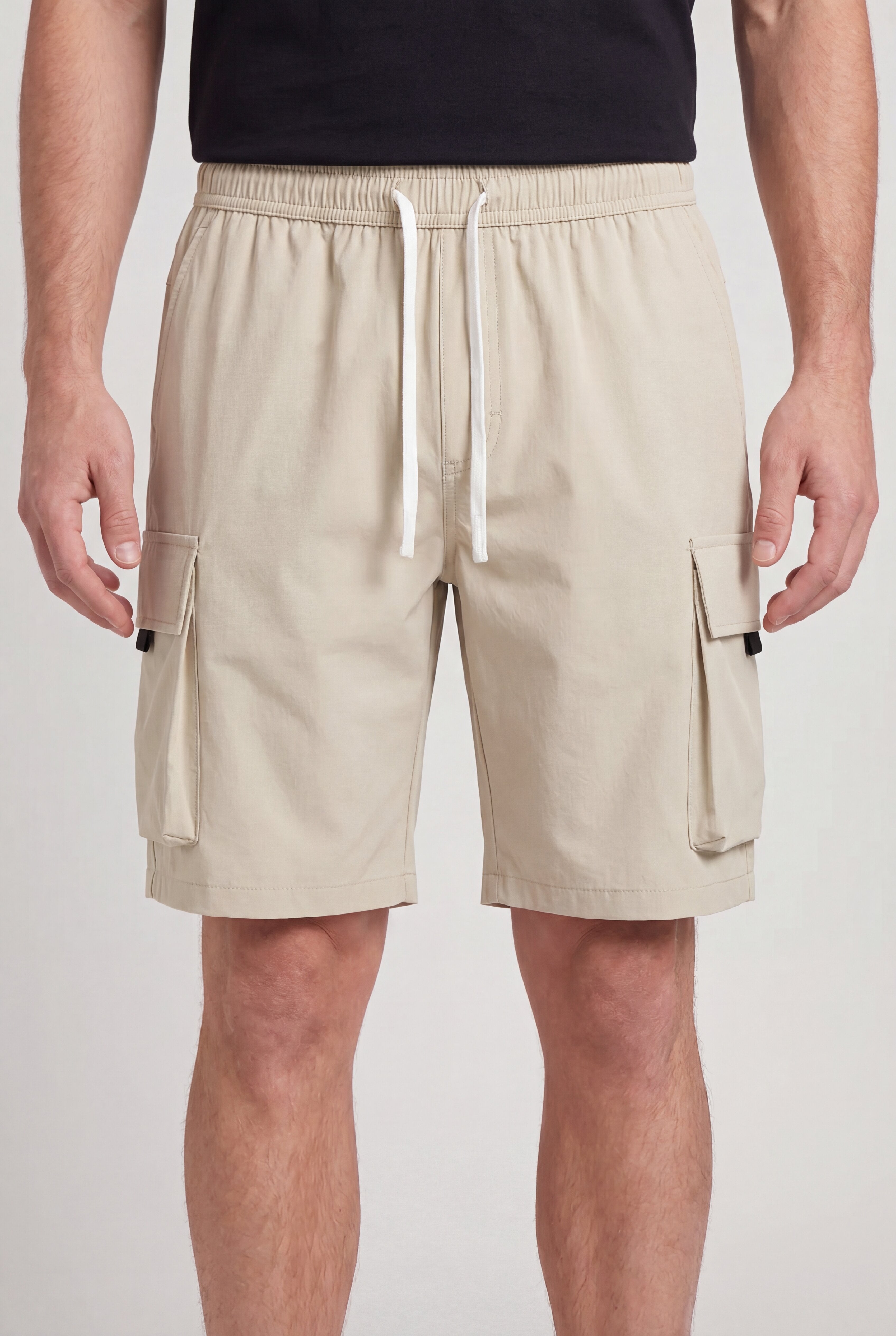 KYNTRAX CARGO SHORTS – KHAKI