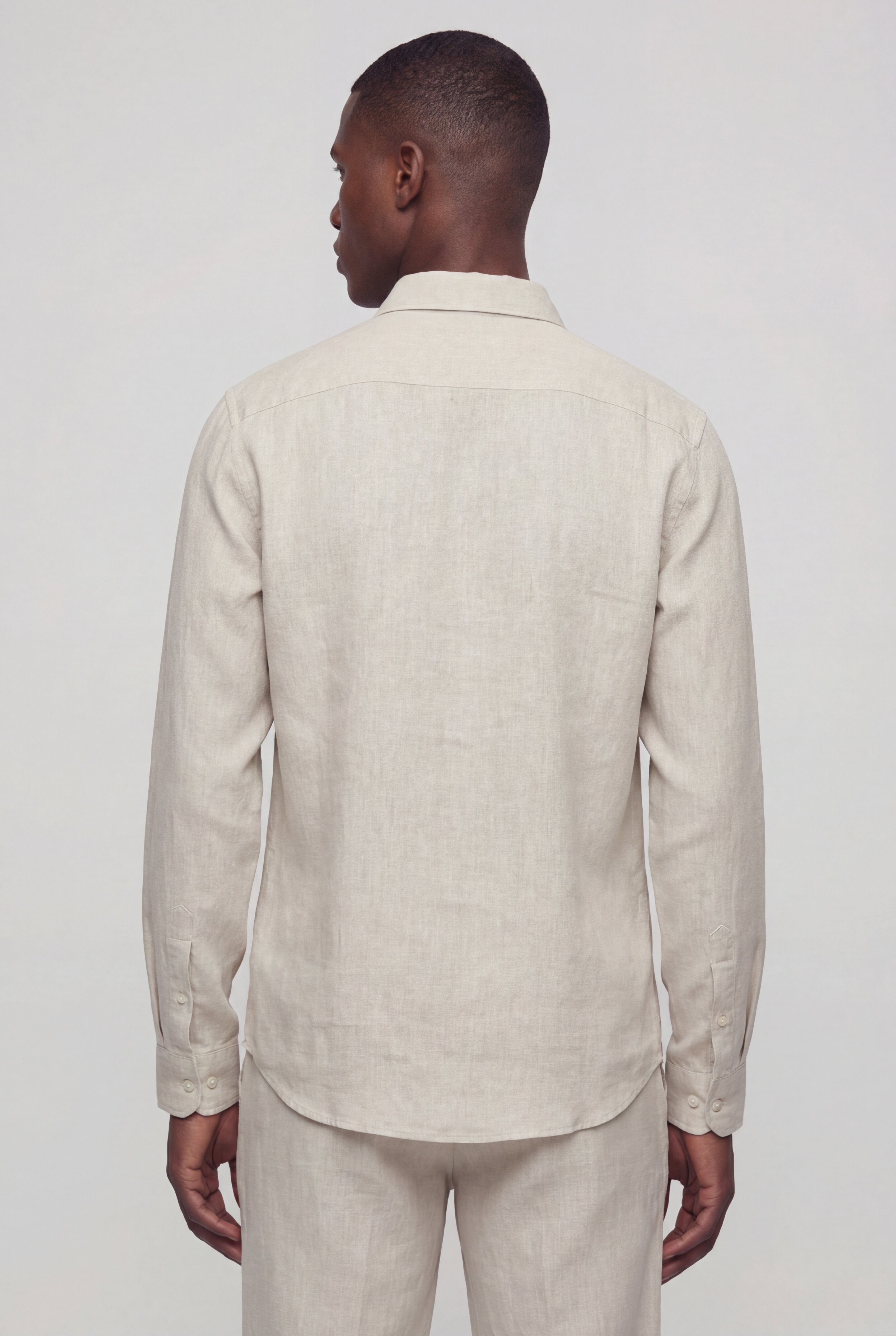 LENTARO LINEN COMBO - BEIGE