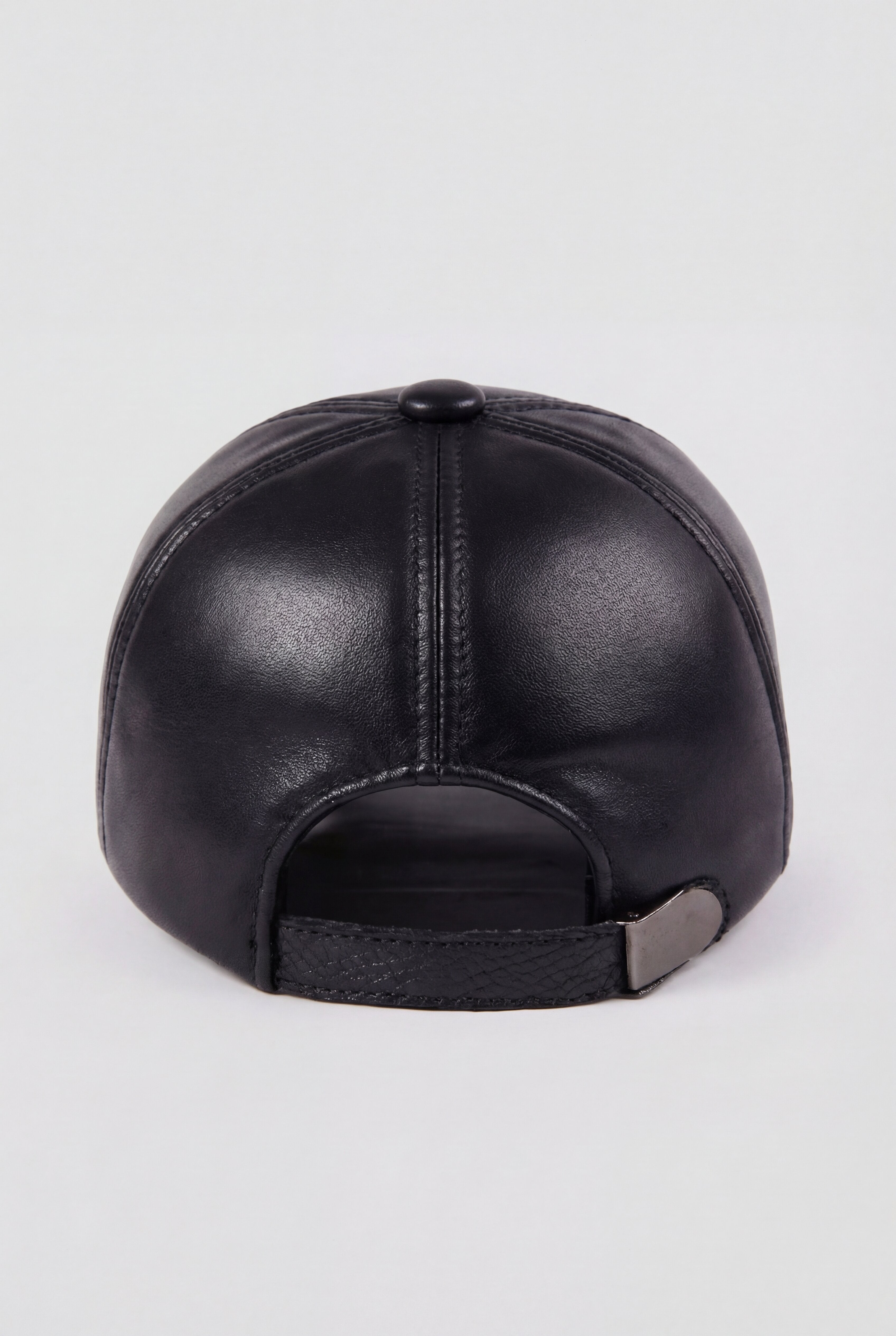 LOX LEATHER BASEBALL CAP – BLACK
