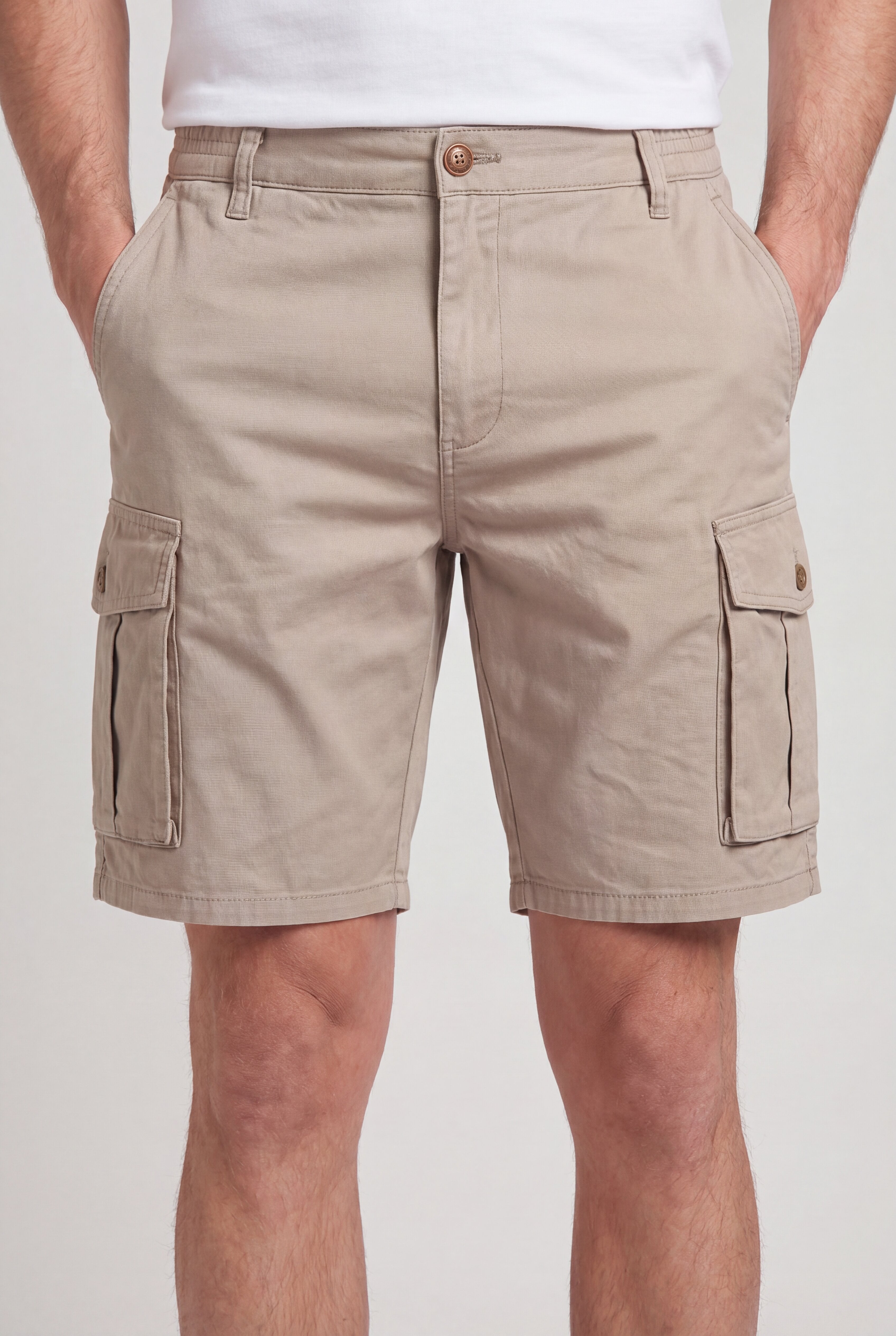 LYVANO CARGO SHORTS – KHAKI