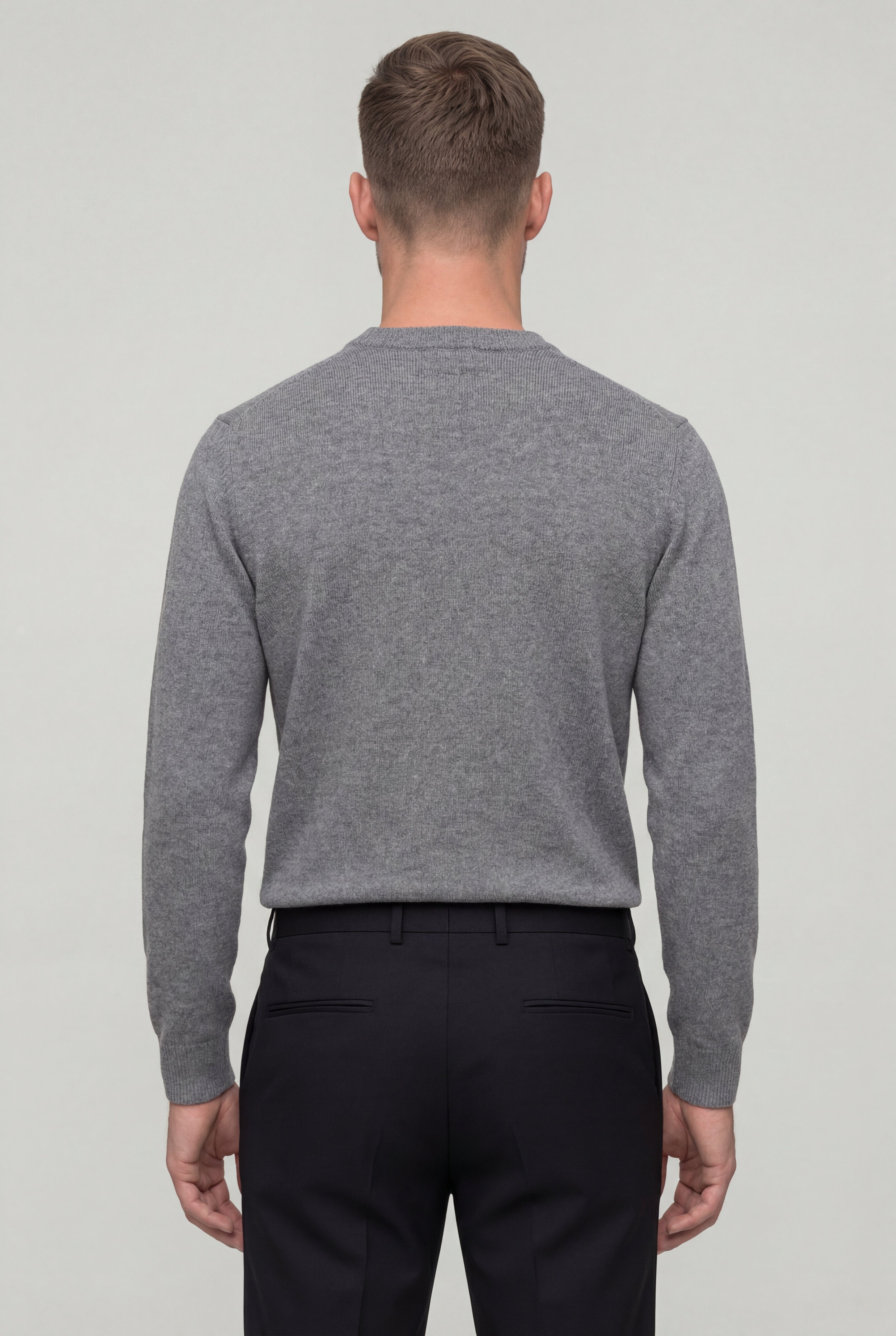 NARETH CREWNECK SWEATER – GRAY