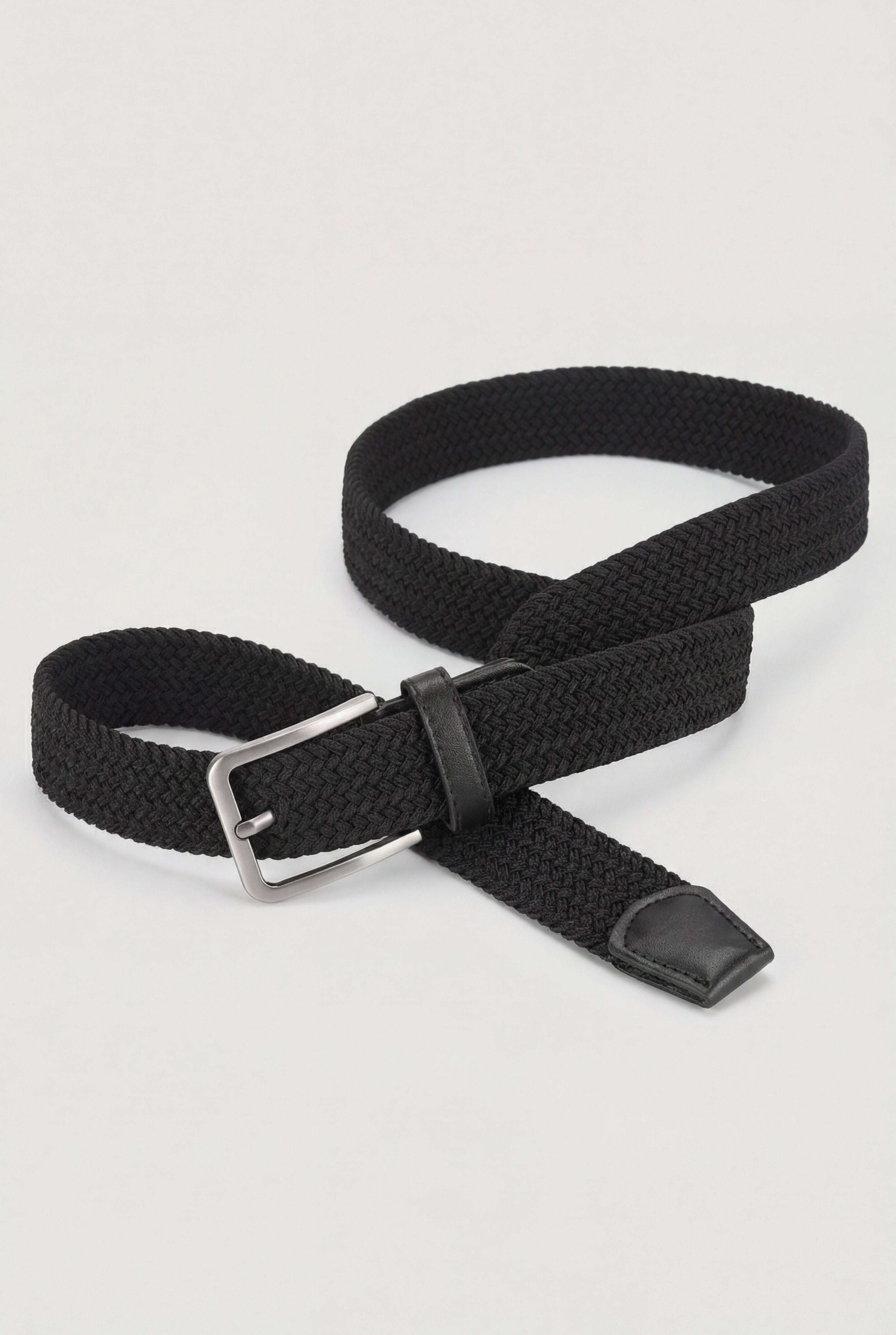 NOREX BRAIDED BELT – BLACK