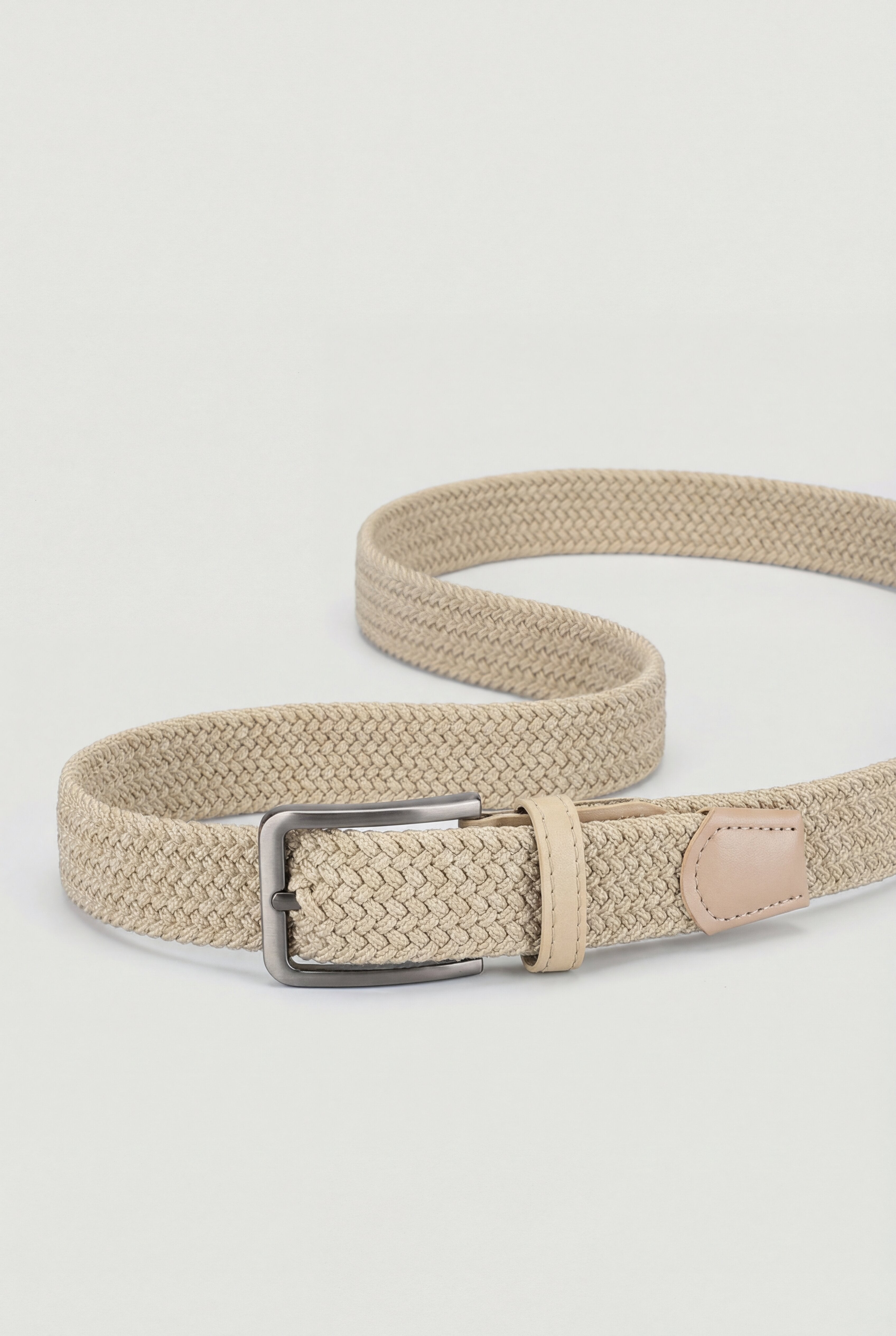 NOREX BRAIDED BELT – KHAKI