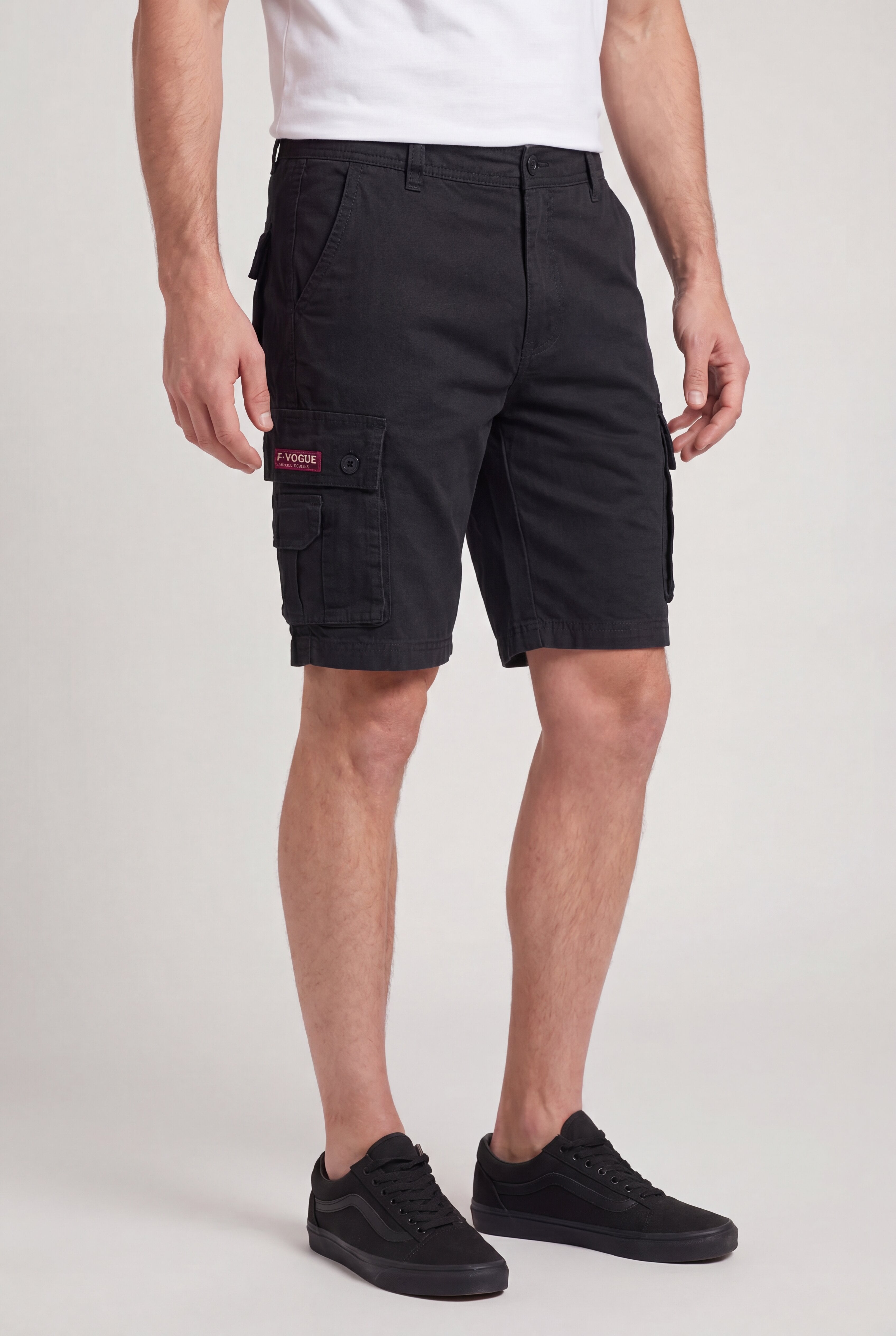NORVAK UTILITY SHORTS – BLACK