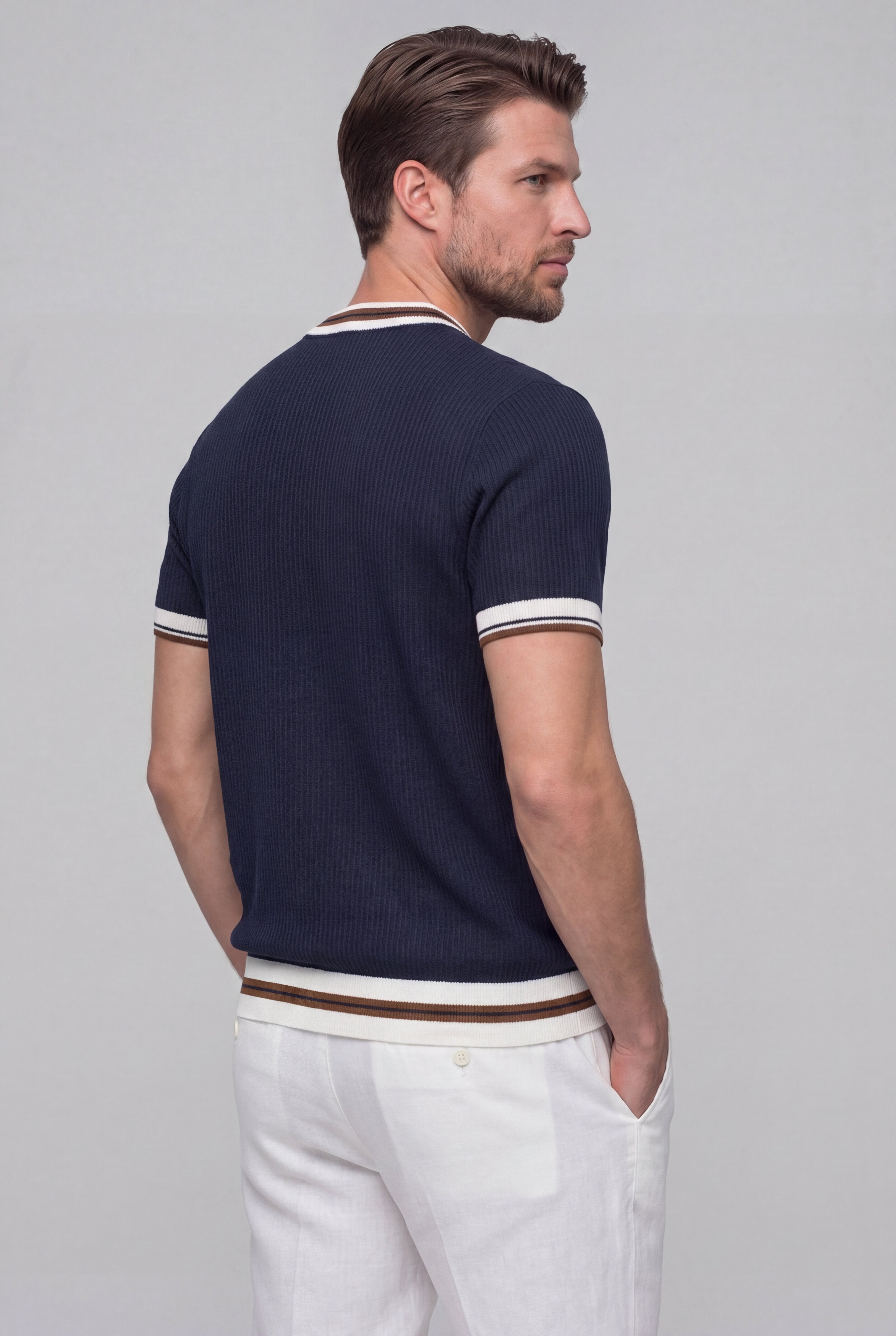 NORX KNIT TEE – BLUE