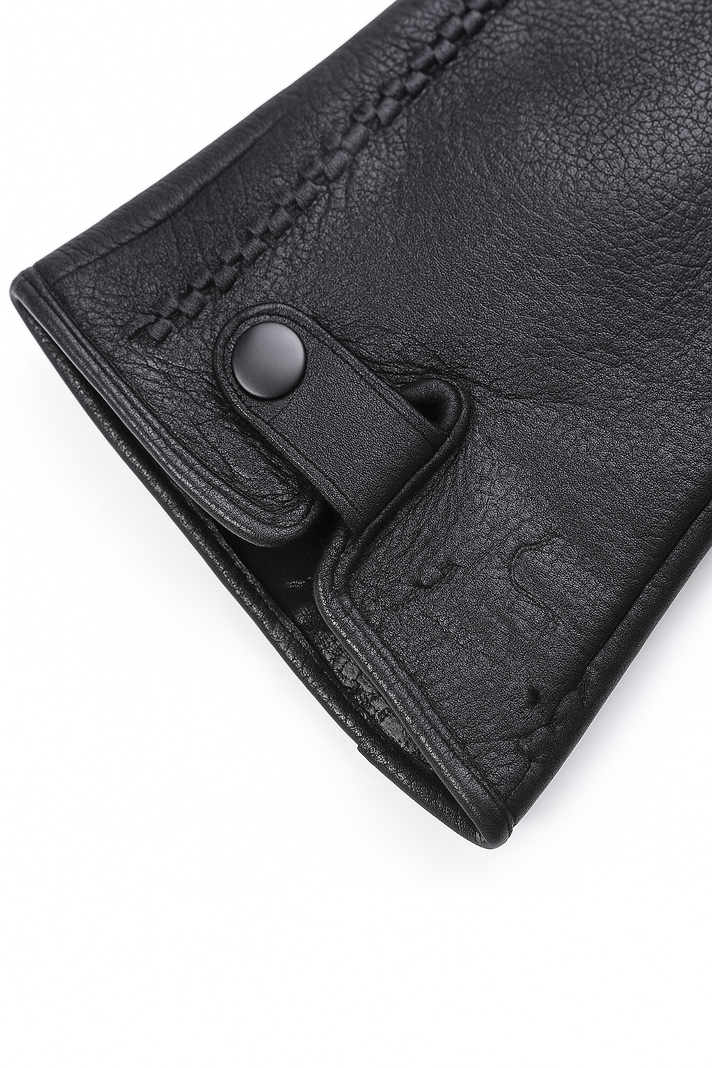 Navoren Faux-Leather Gloves Black