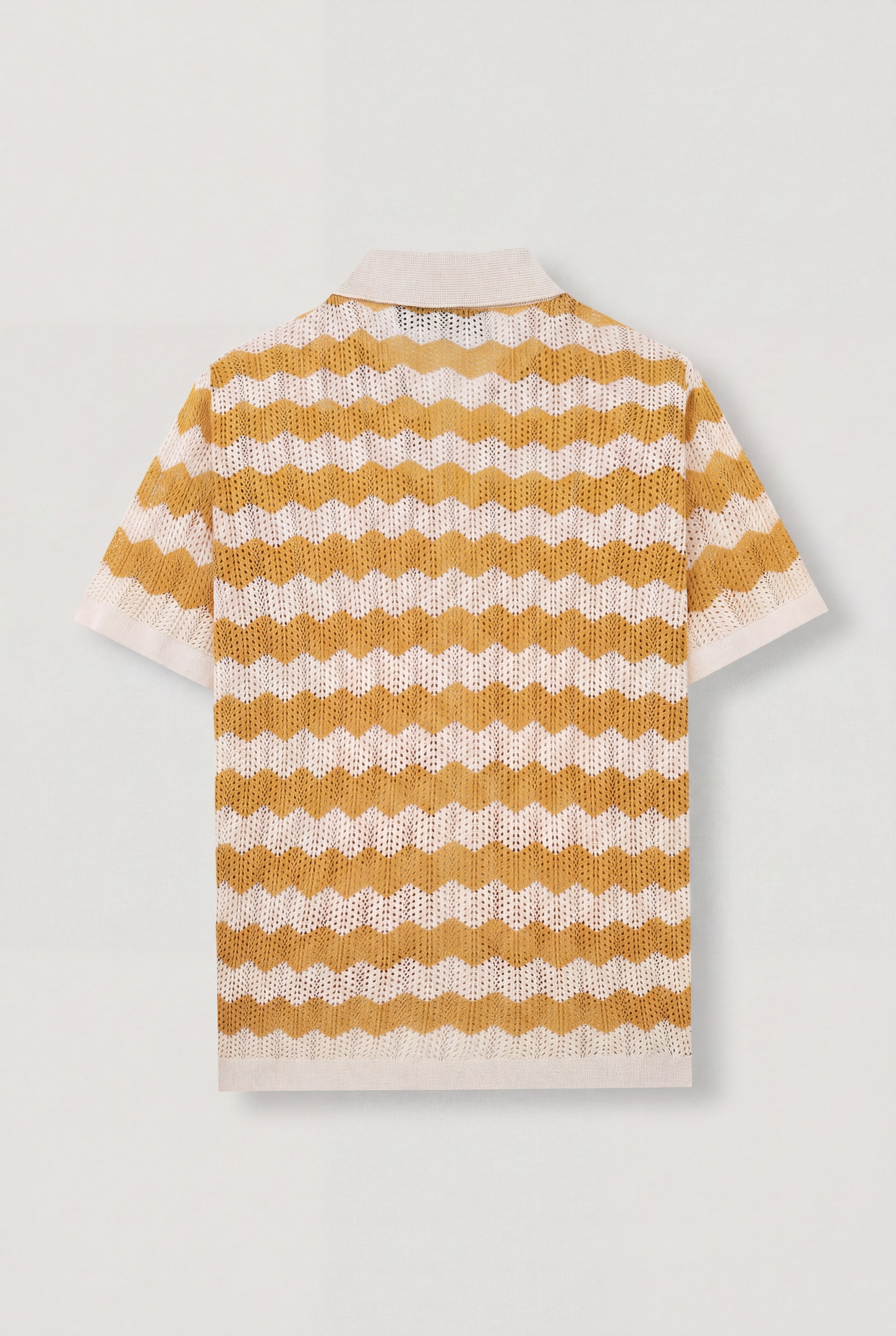 ORLAVEN KNIT POLO SHIRT – YELLOW