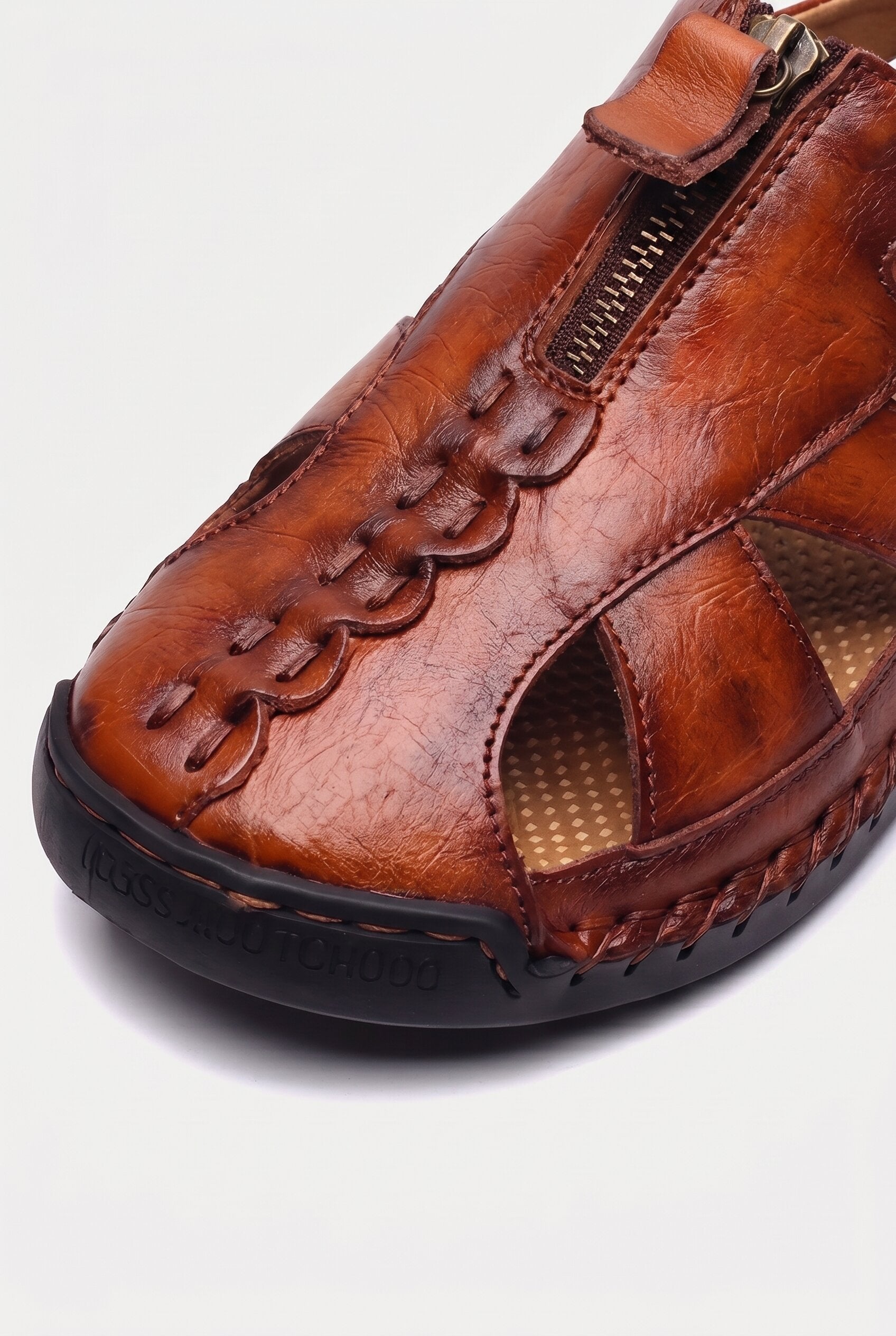 ORVANO CASUAL SANDALS – BROWN