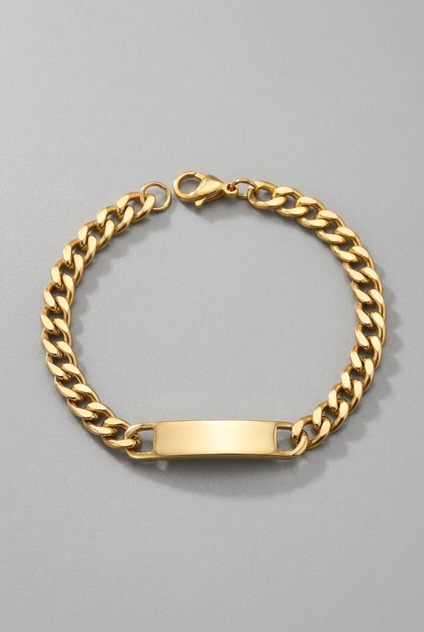 ORVEXO CURVED BRACELET – GOLD