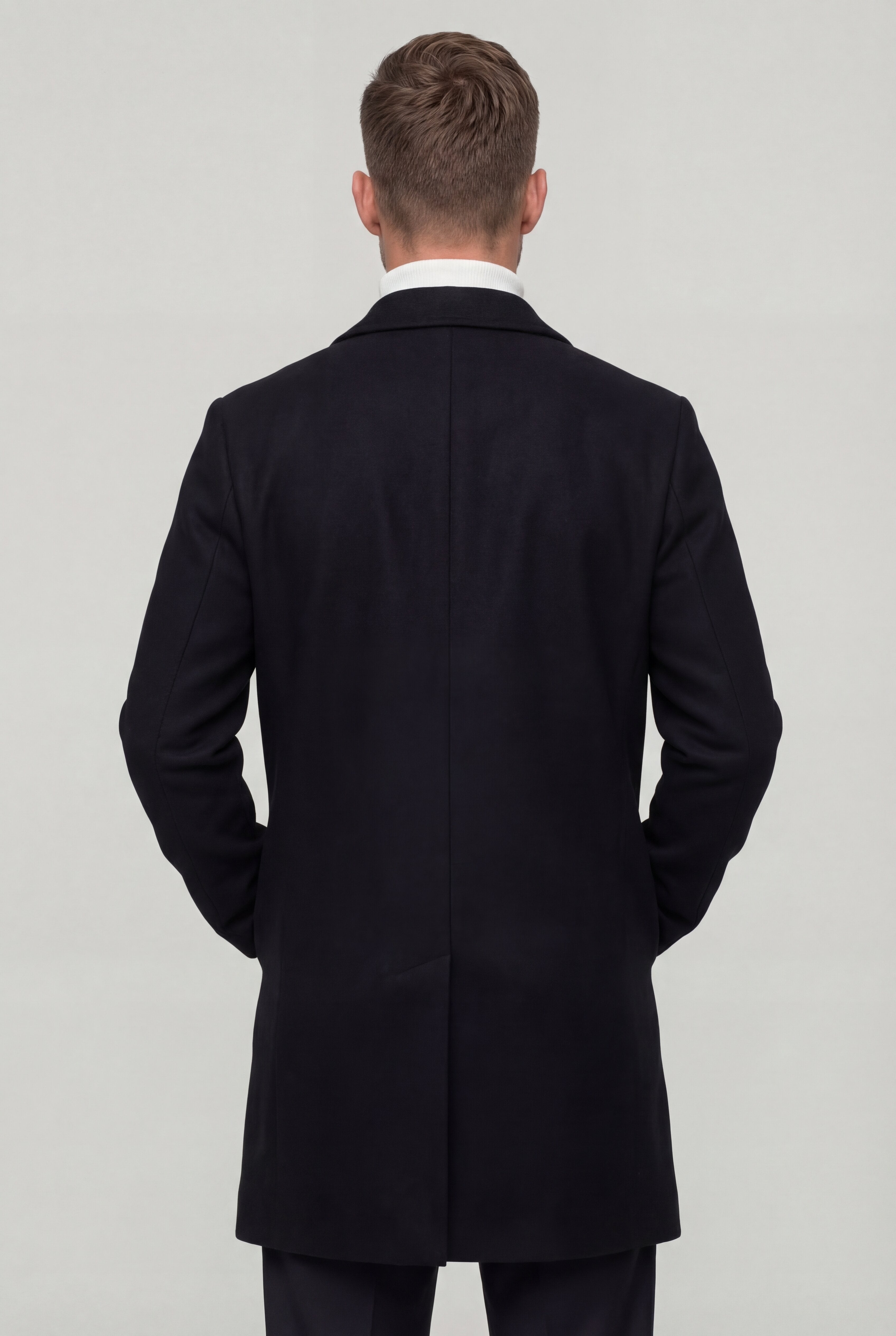 RAVENTON WOOL-BLEND COAT - BLACK