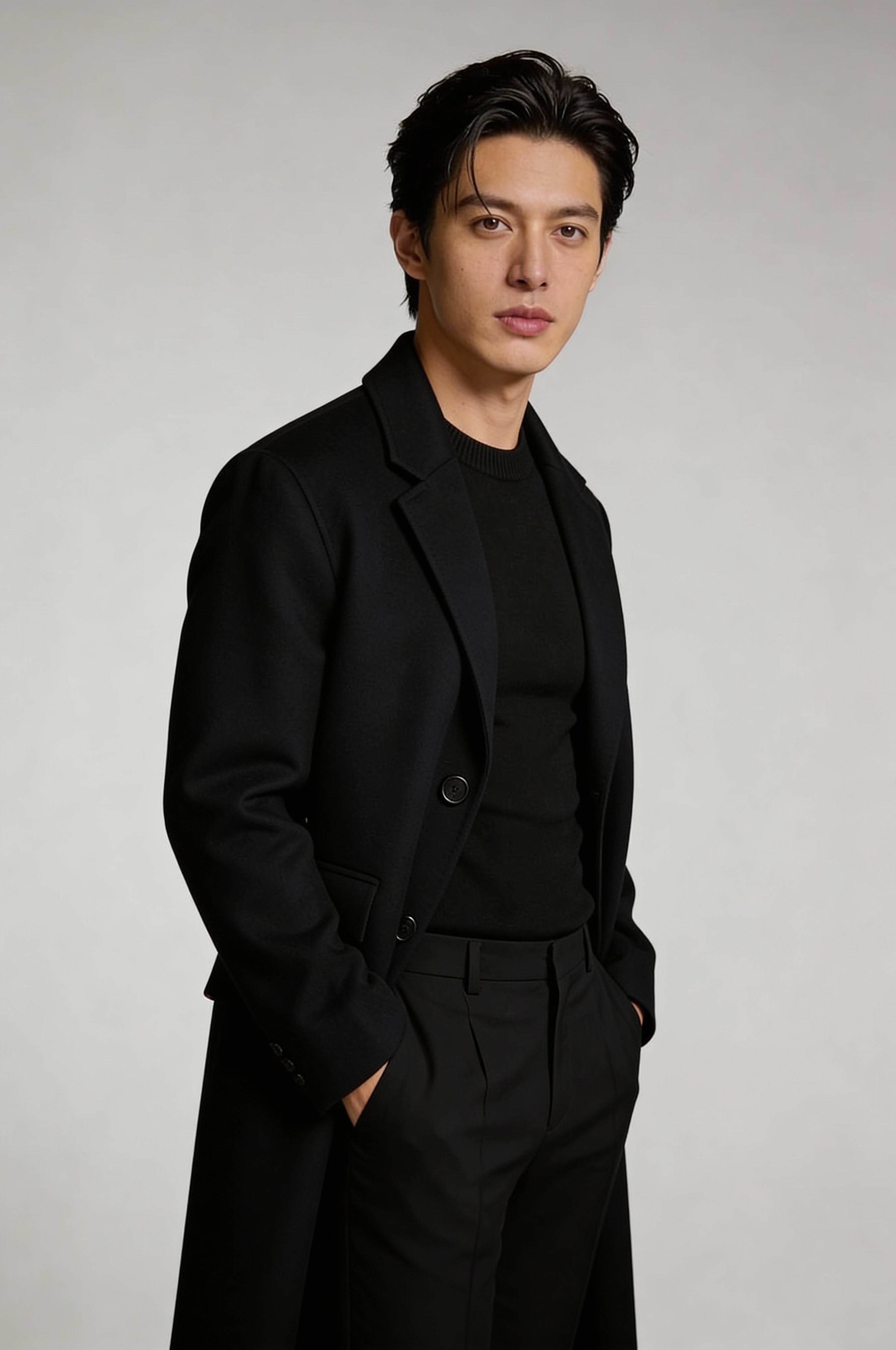 Raventon Overcoat - Black