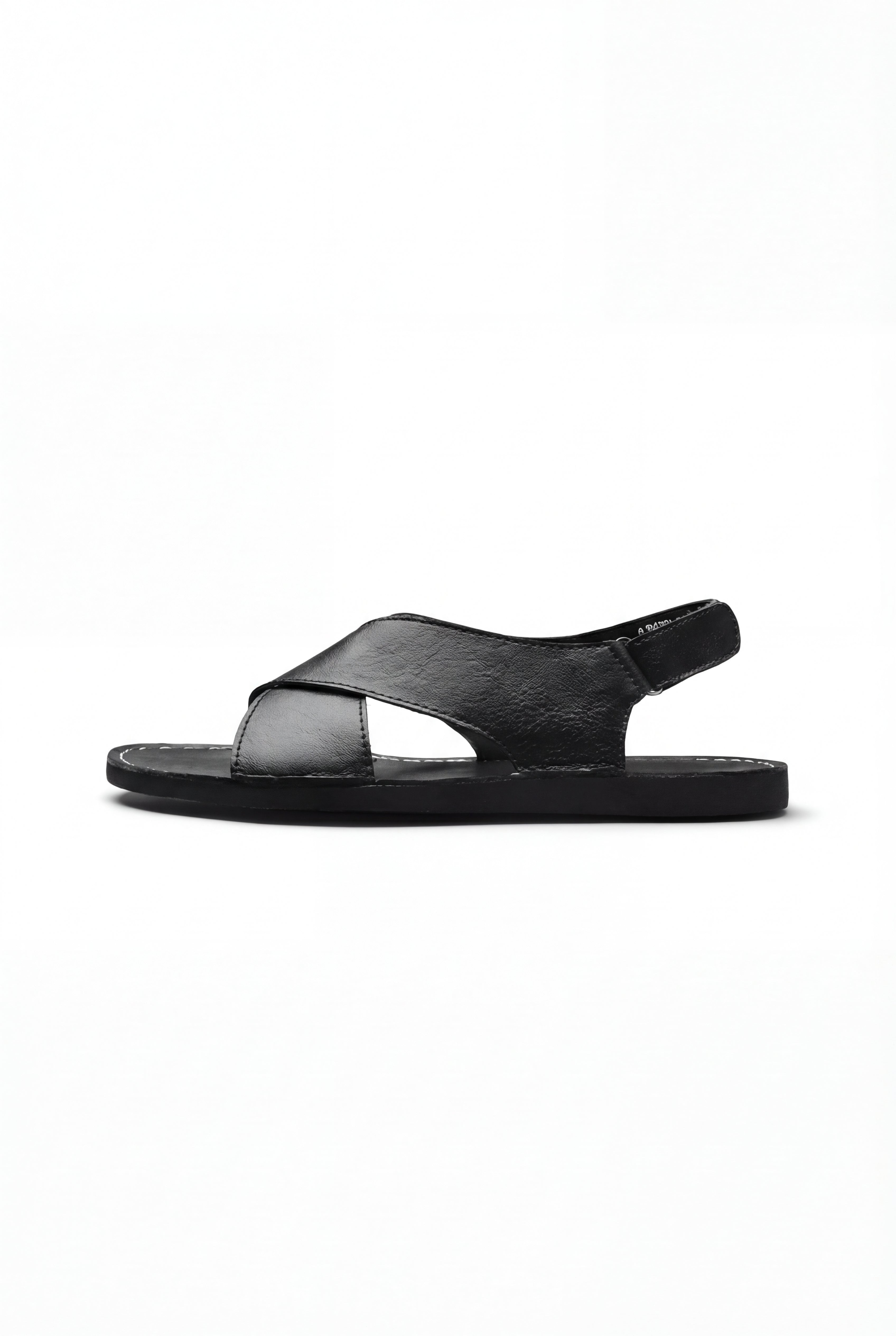SEVARO CROSS STRAP SANDALS – BLACK