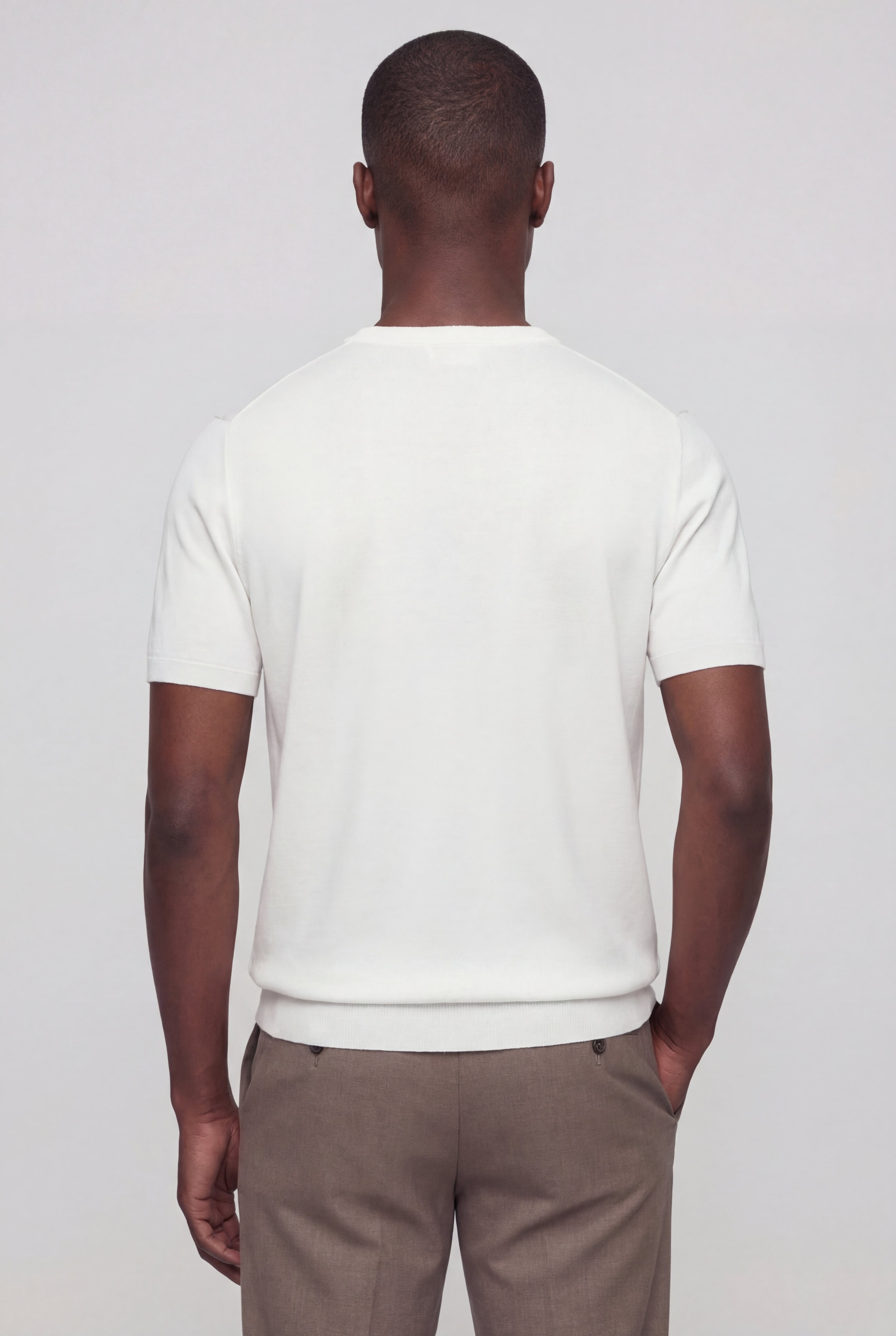 SOLEN KNIT TEE – WHITE