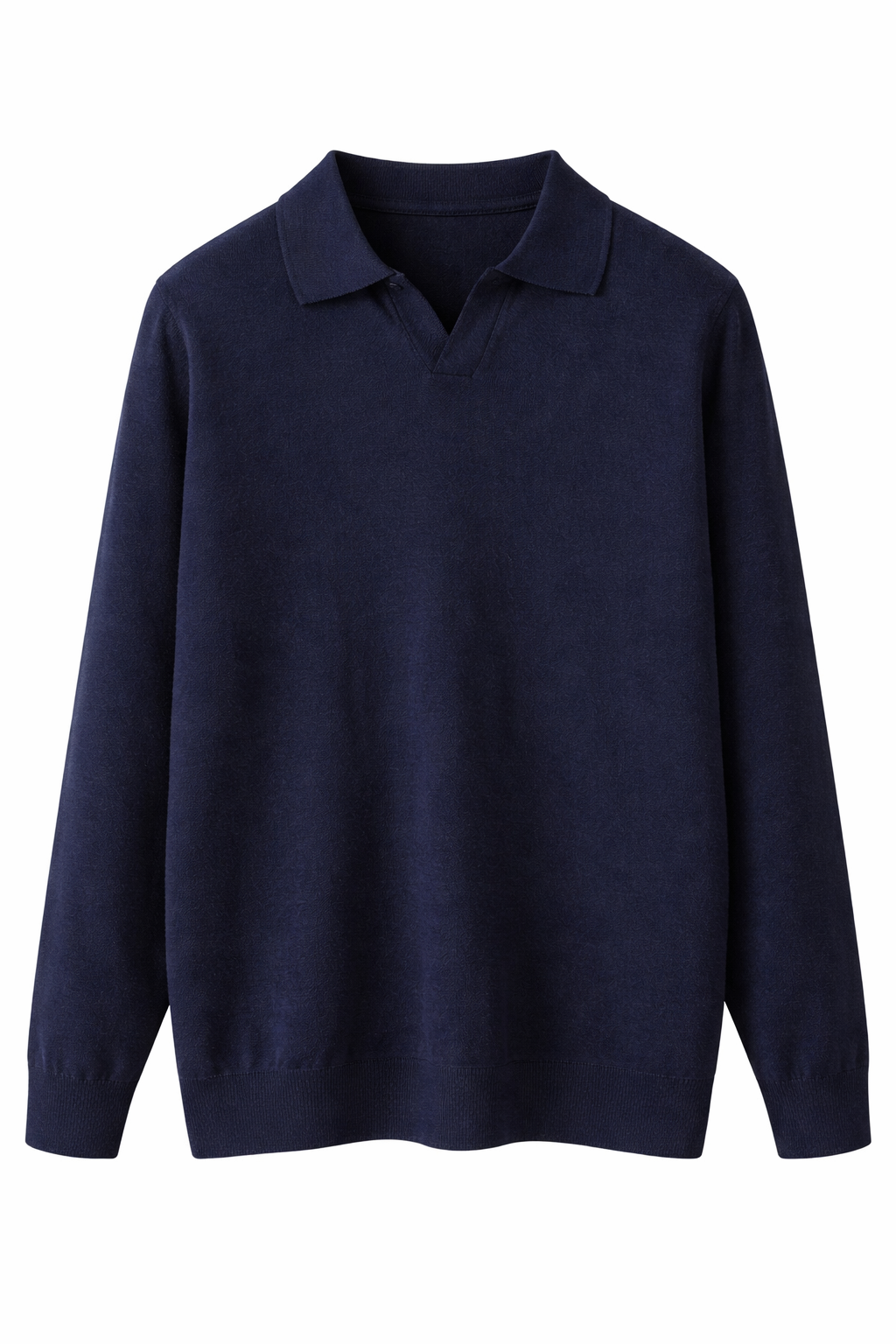TALREN LONG SLEEVE POLO SHIRT – NAVY