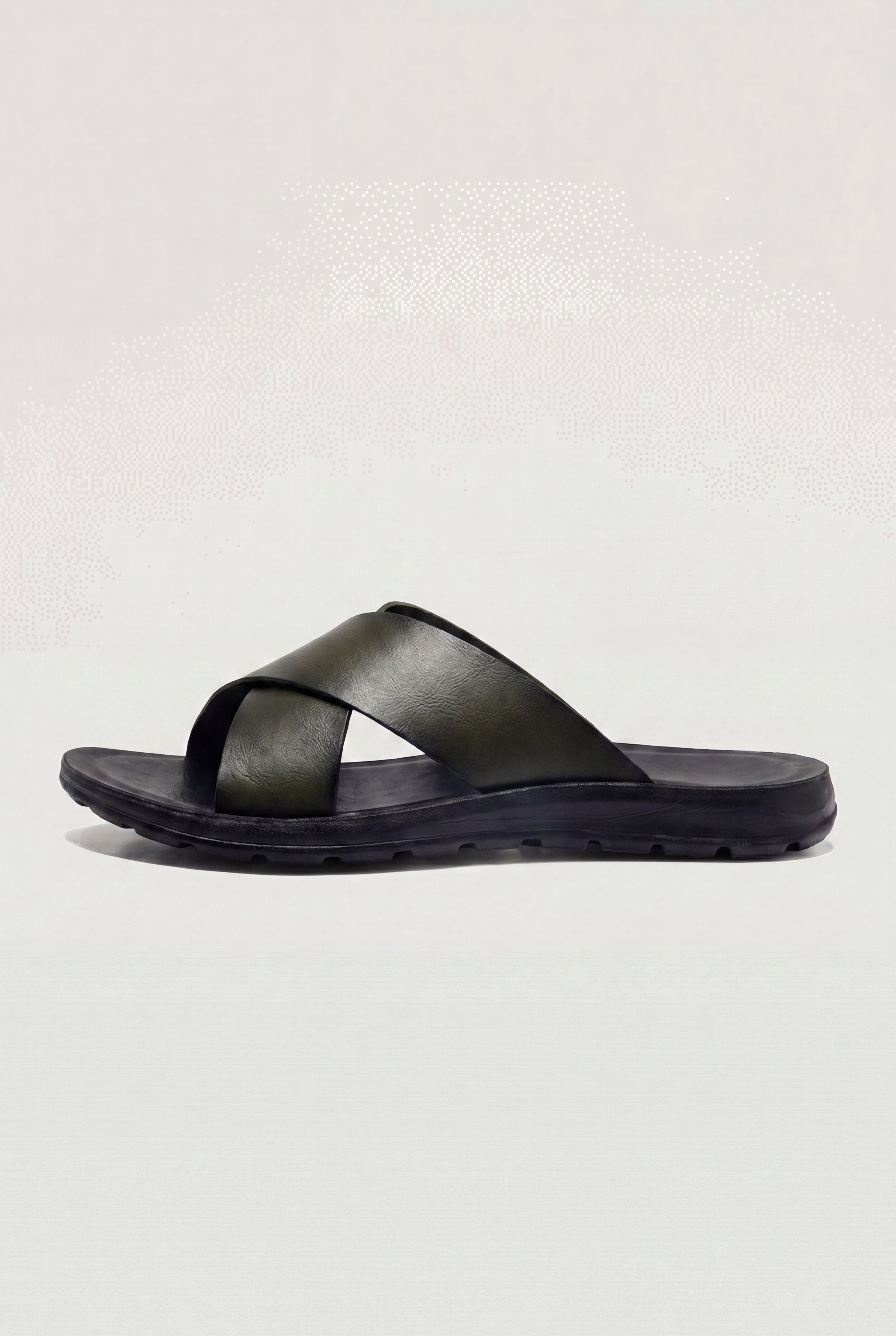 TAVERNO CROSS STRAP SANDALS – ARMY