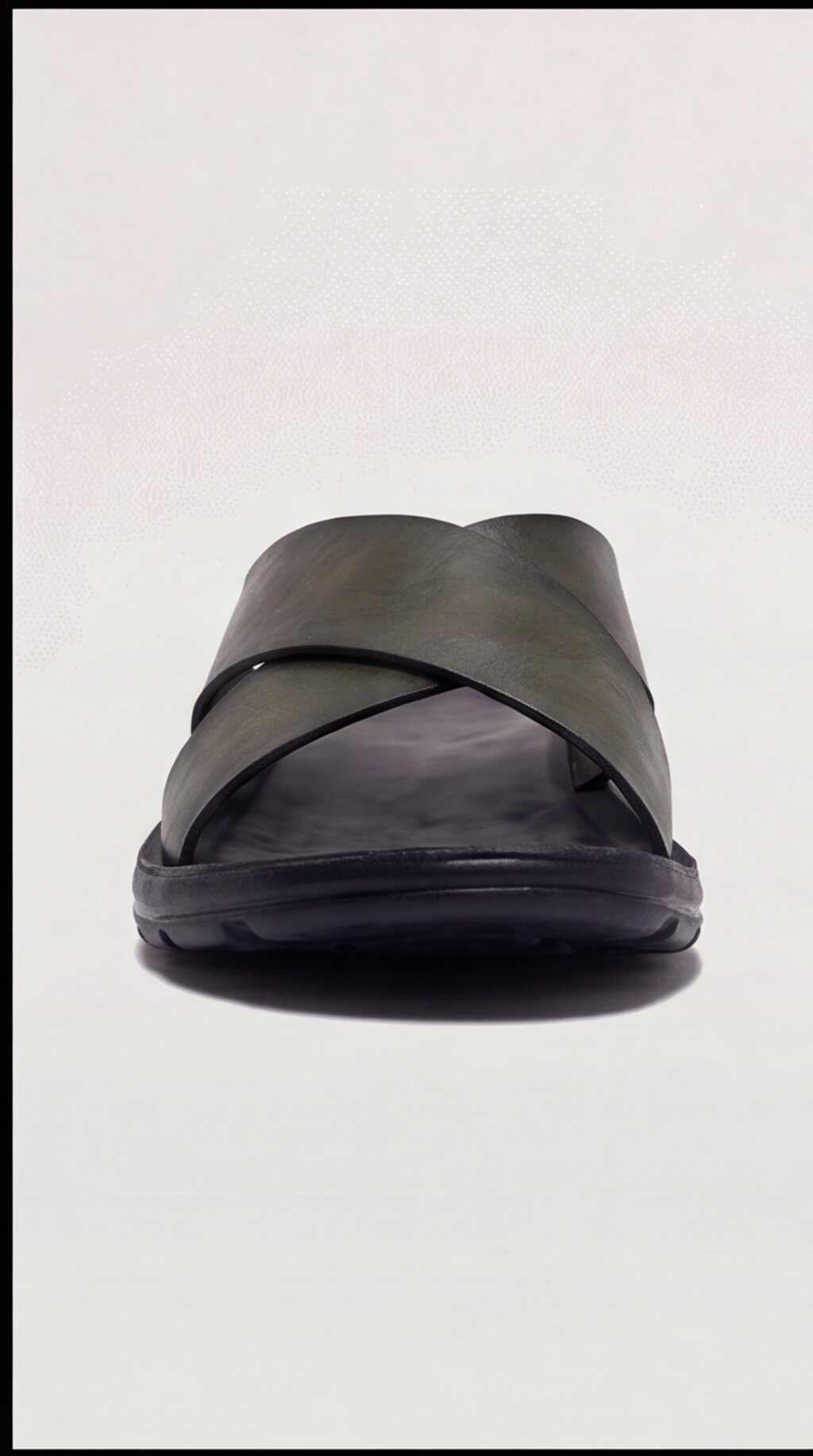 TAVERNO CROSS STRAP SANDALS – ARMY