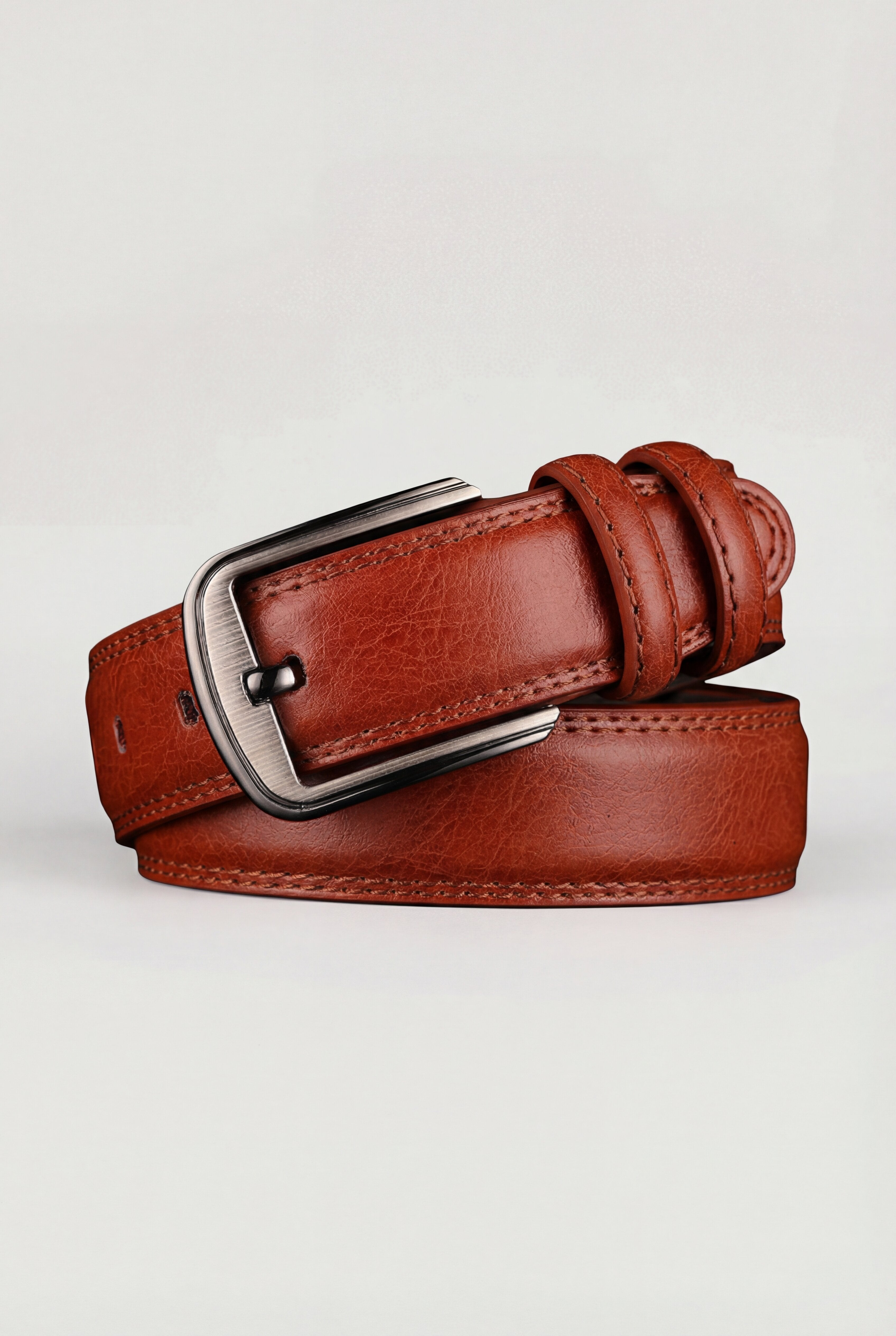 TORVX LEATHER BELT – BROWN