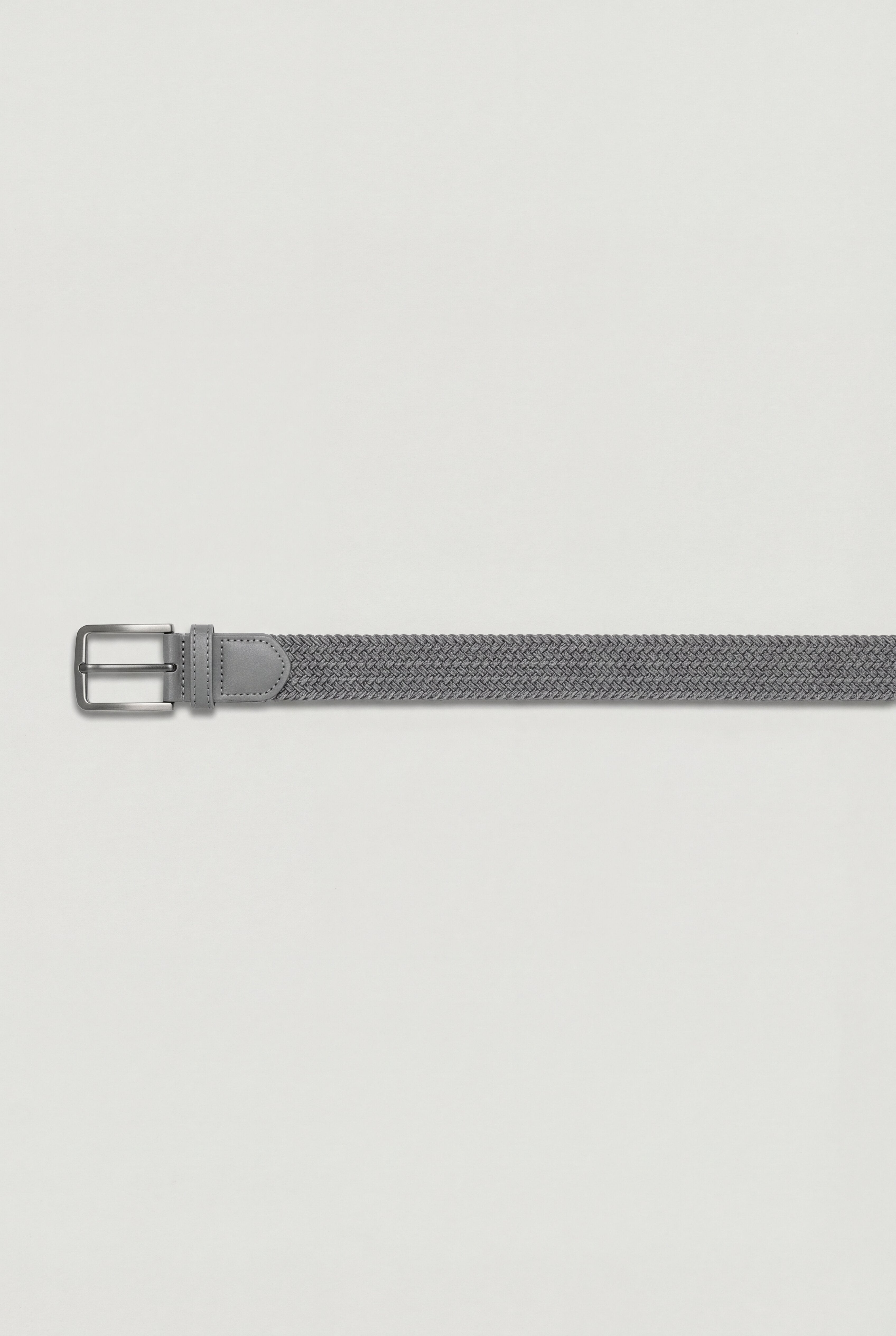 NOREX BRAIDED BELT – GRAY