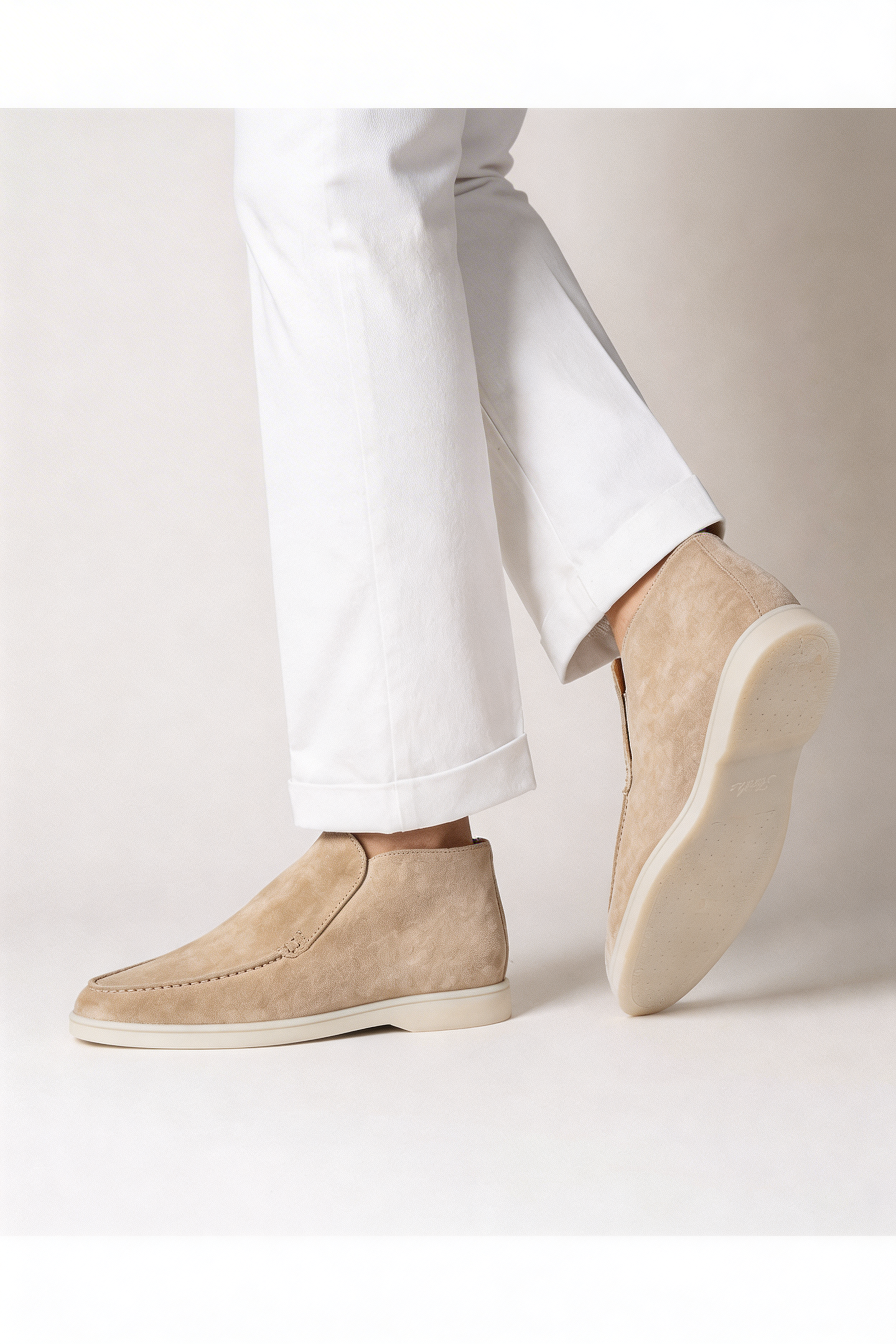 VALCENO HIGH SUEDE LOAFERS – EARTYH YELLOW