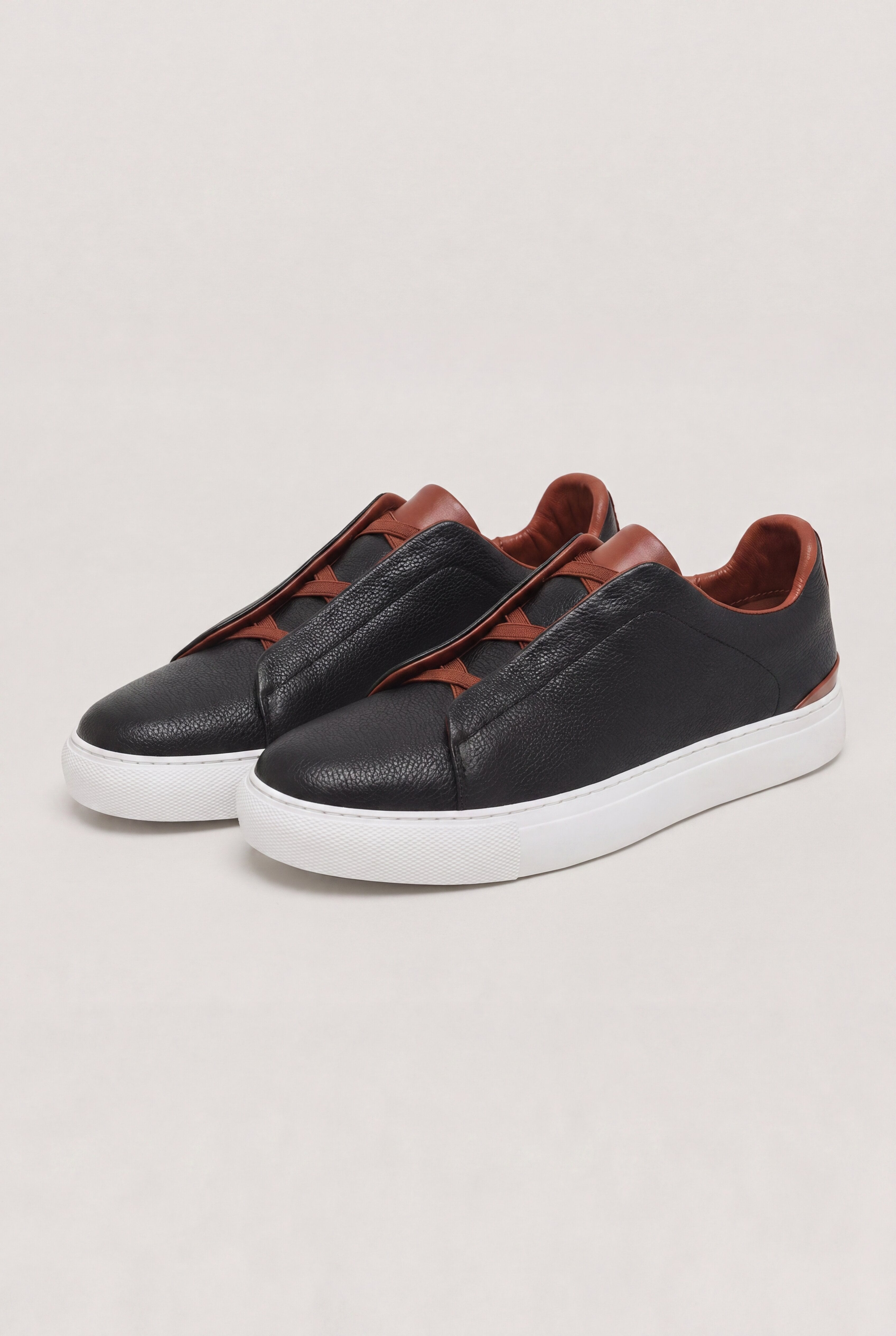 OLEX LEATHER LOAFERS – BLACK