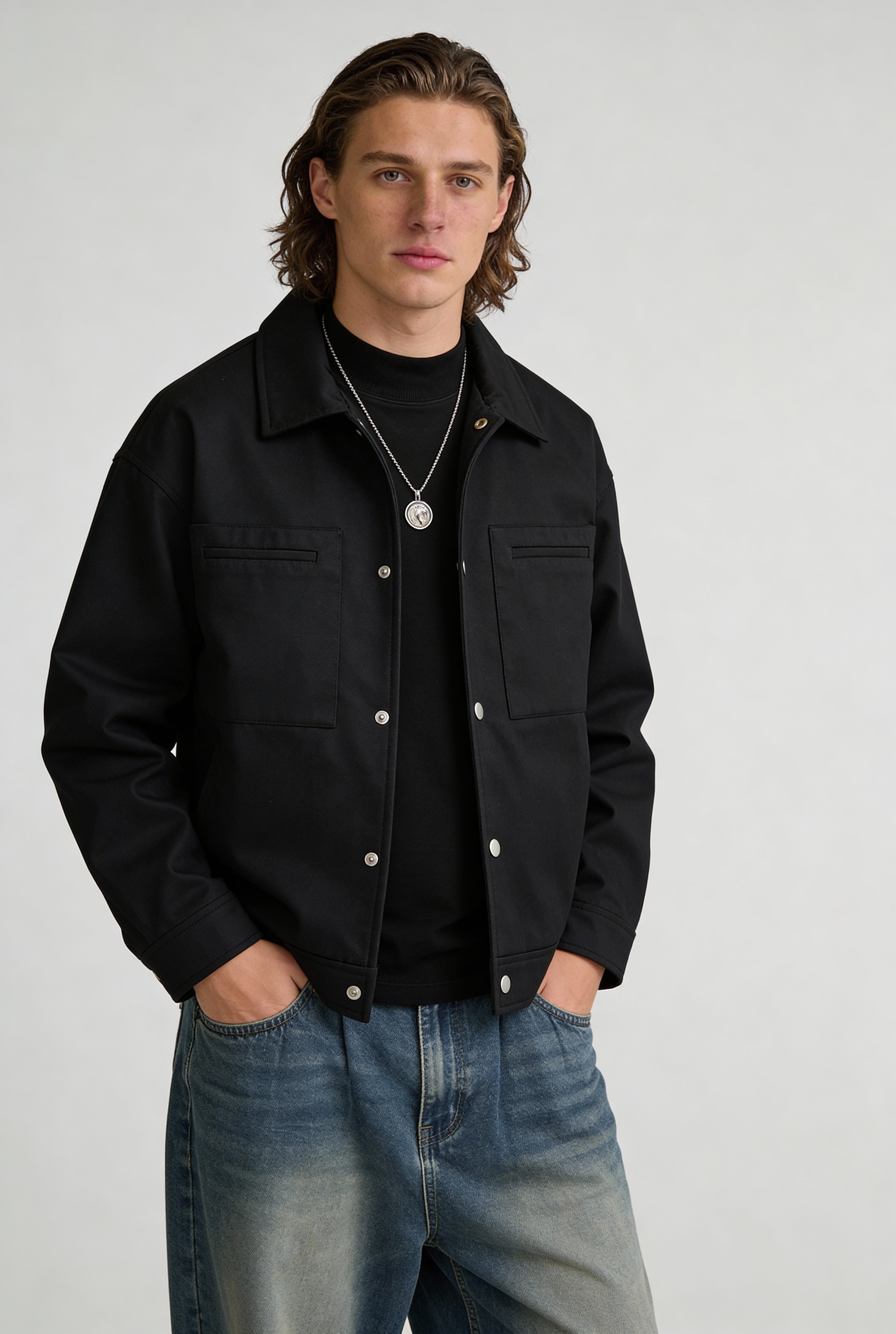 VARENDON CASUAL JACKET – BLACK
