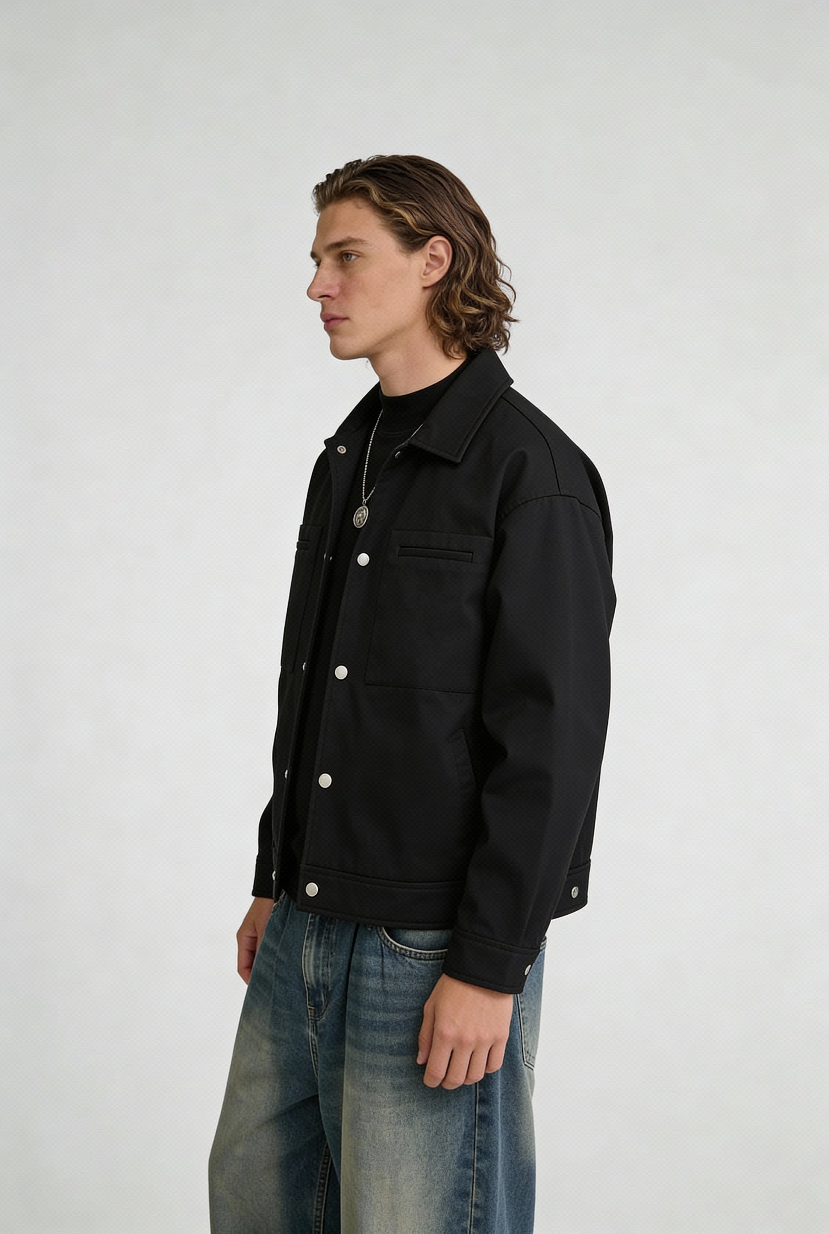 VARENDON CASUAL JACKET – BLACK