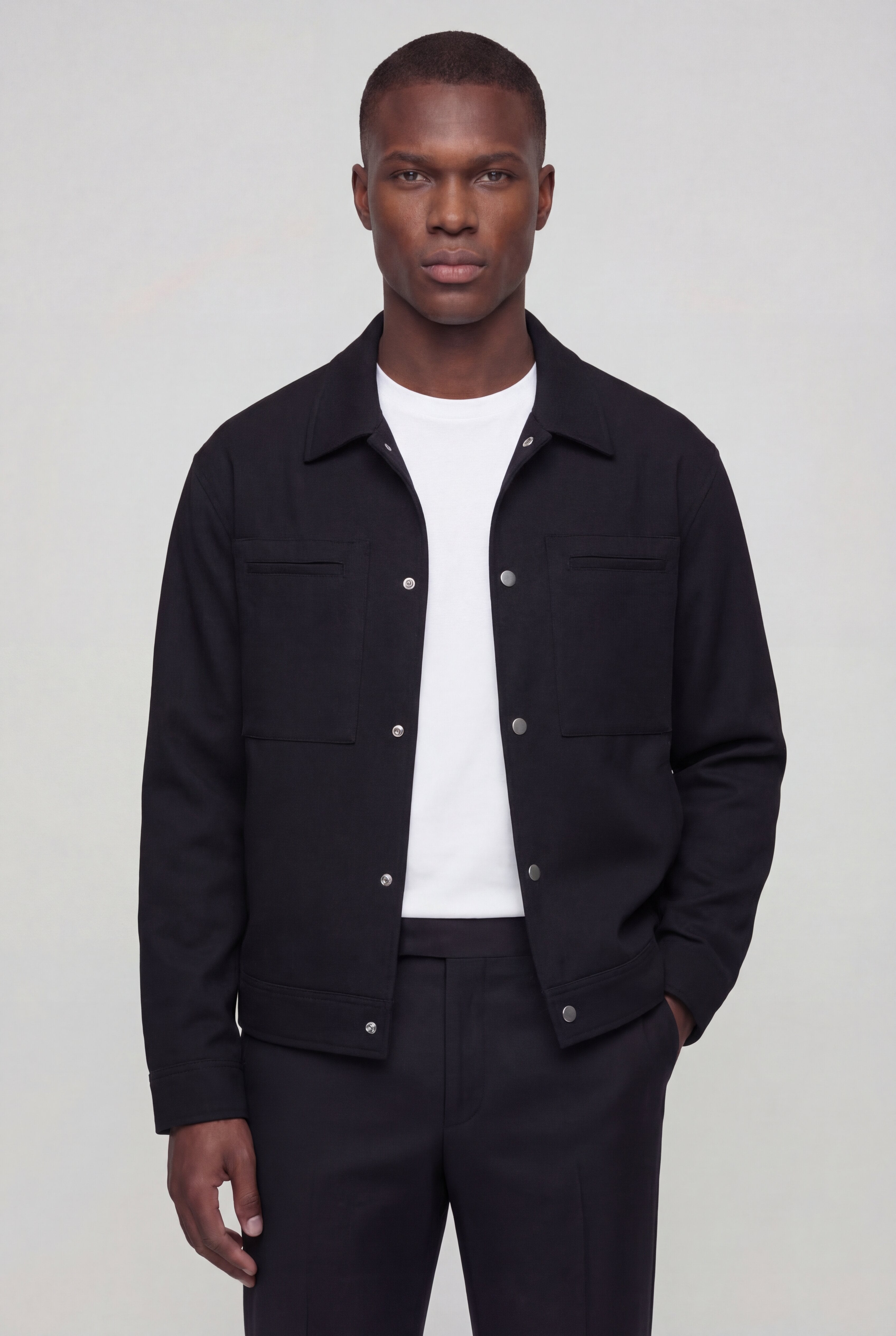 VARENDON CASUAL JACKET – BLACK