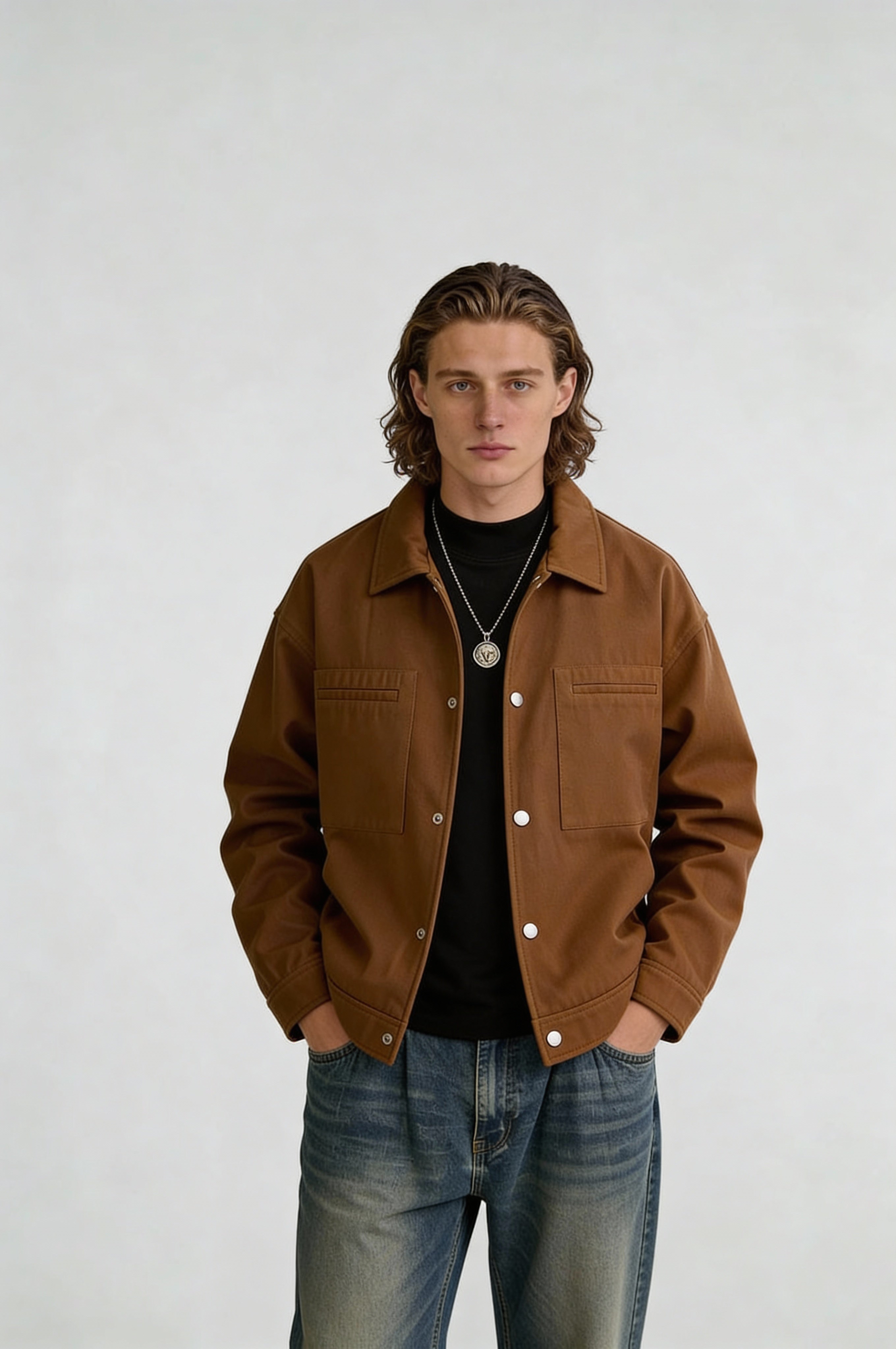 VARENDON CASUAL JACKET – BROWN