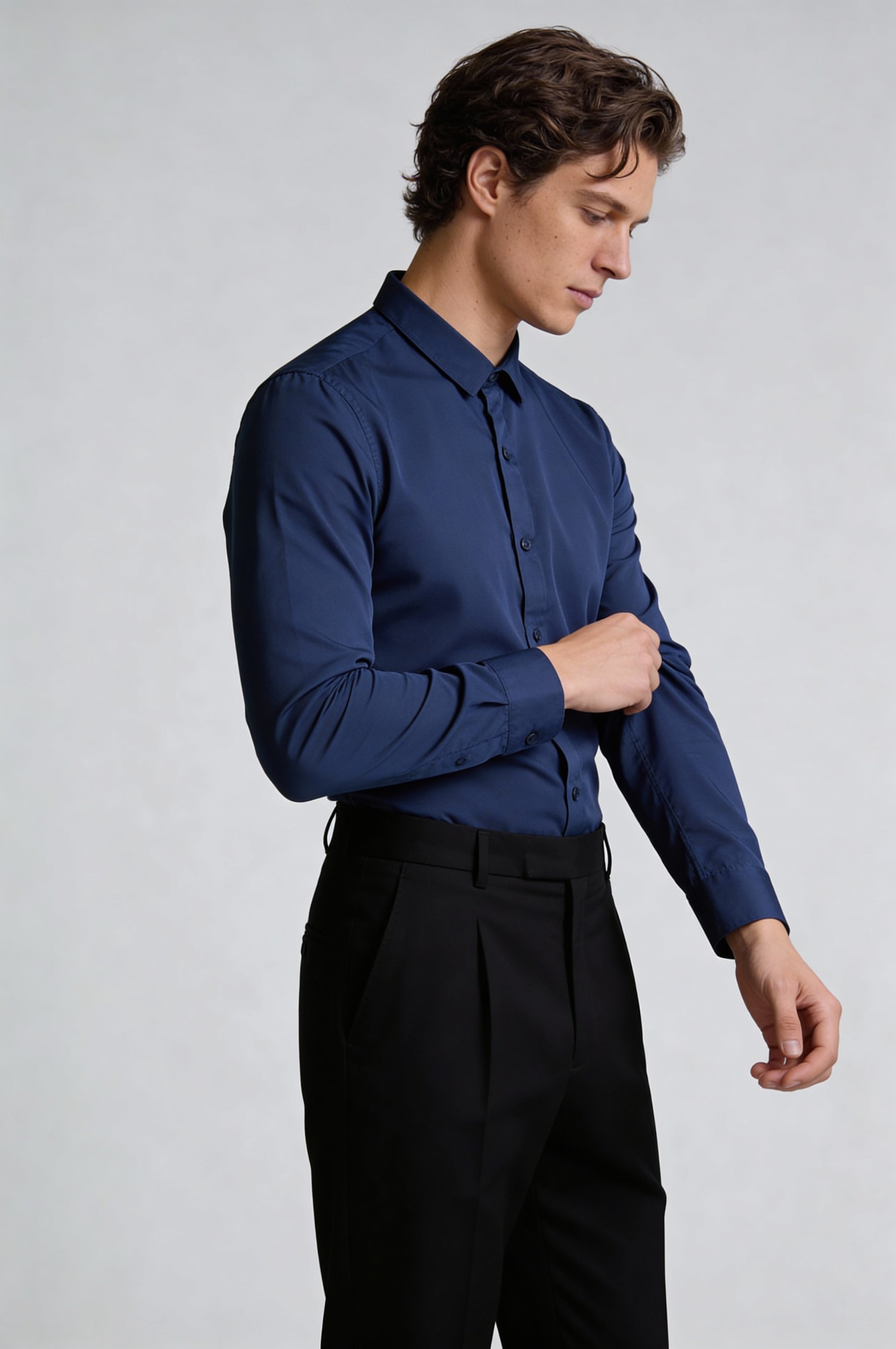 VAREXON DRESS SHIRT – HAZE BLUE