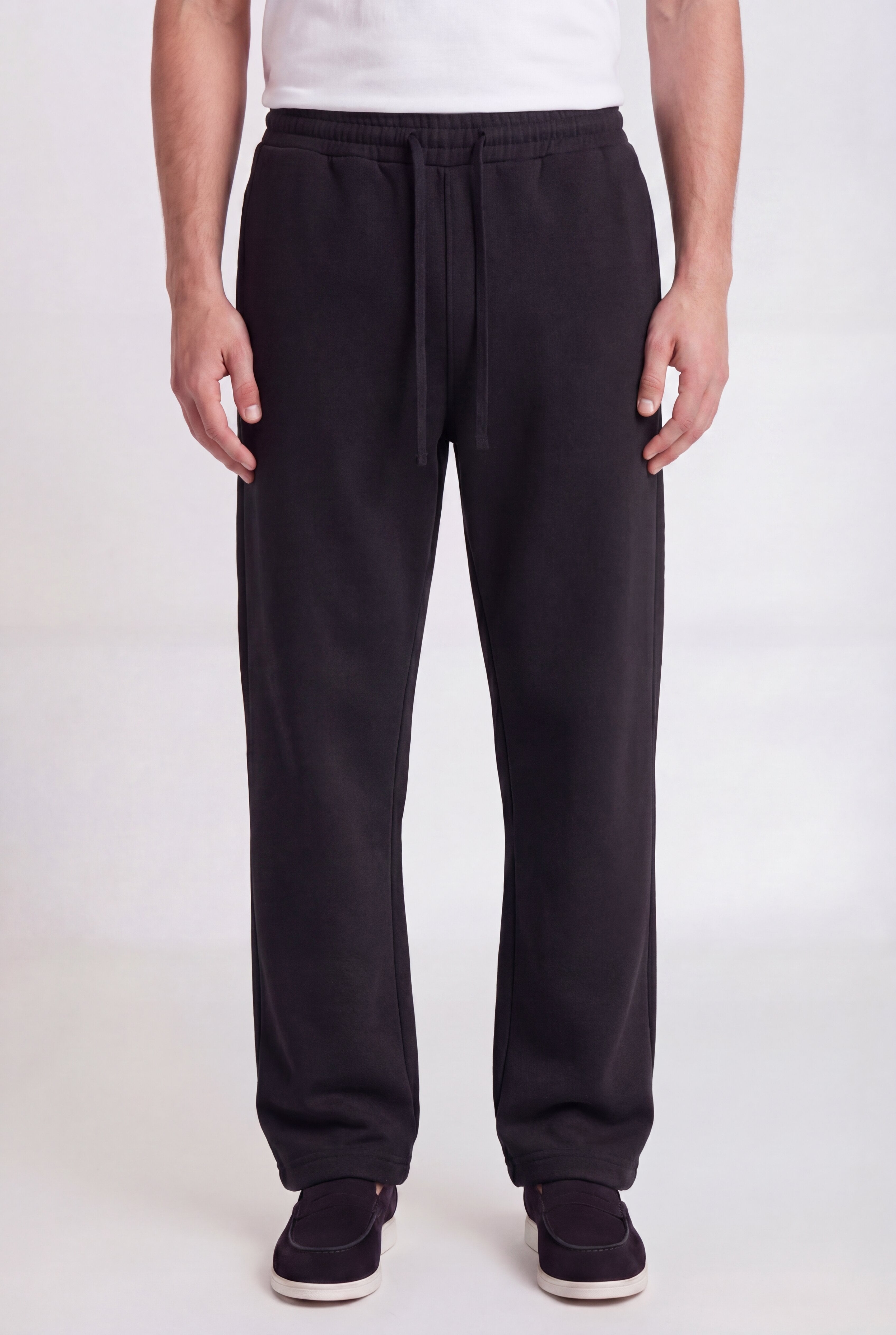 VELTORA DRAWSTRING TROUSERS – BLACK