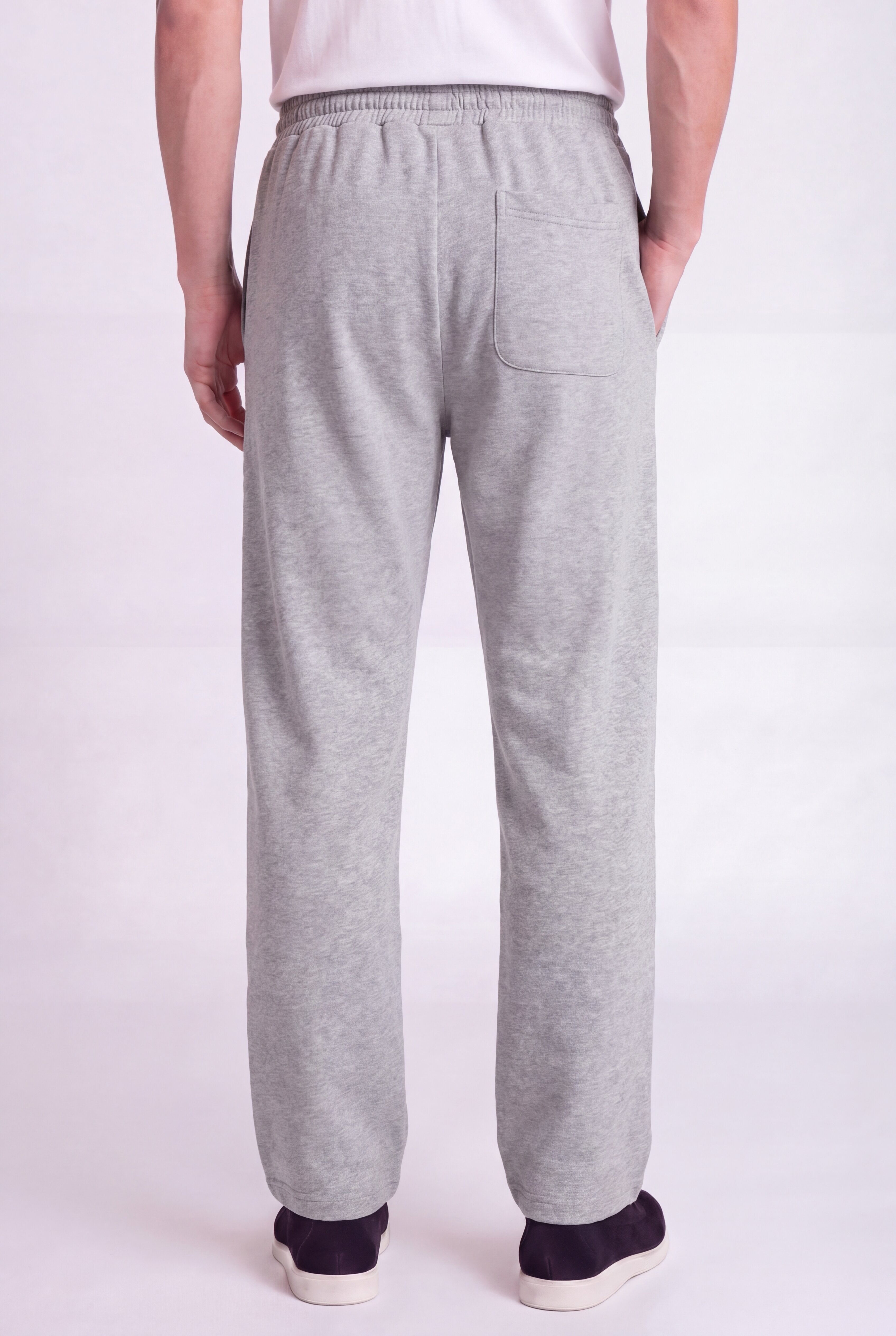 VELTORA DRAWSTRING TROUSERS – GRAY