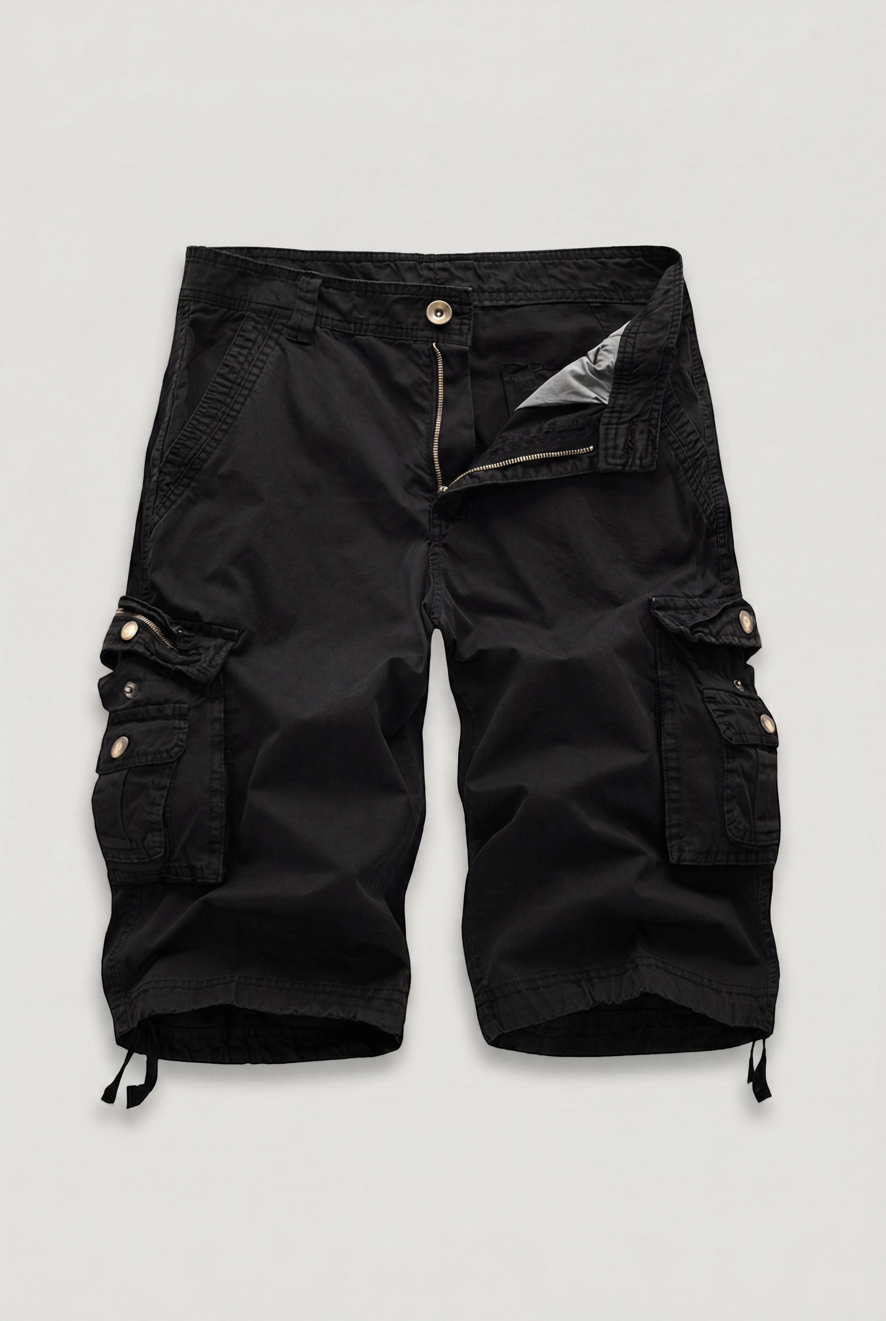 VORTRAX CARGO SHORTS – BLACK