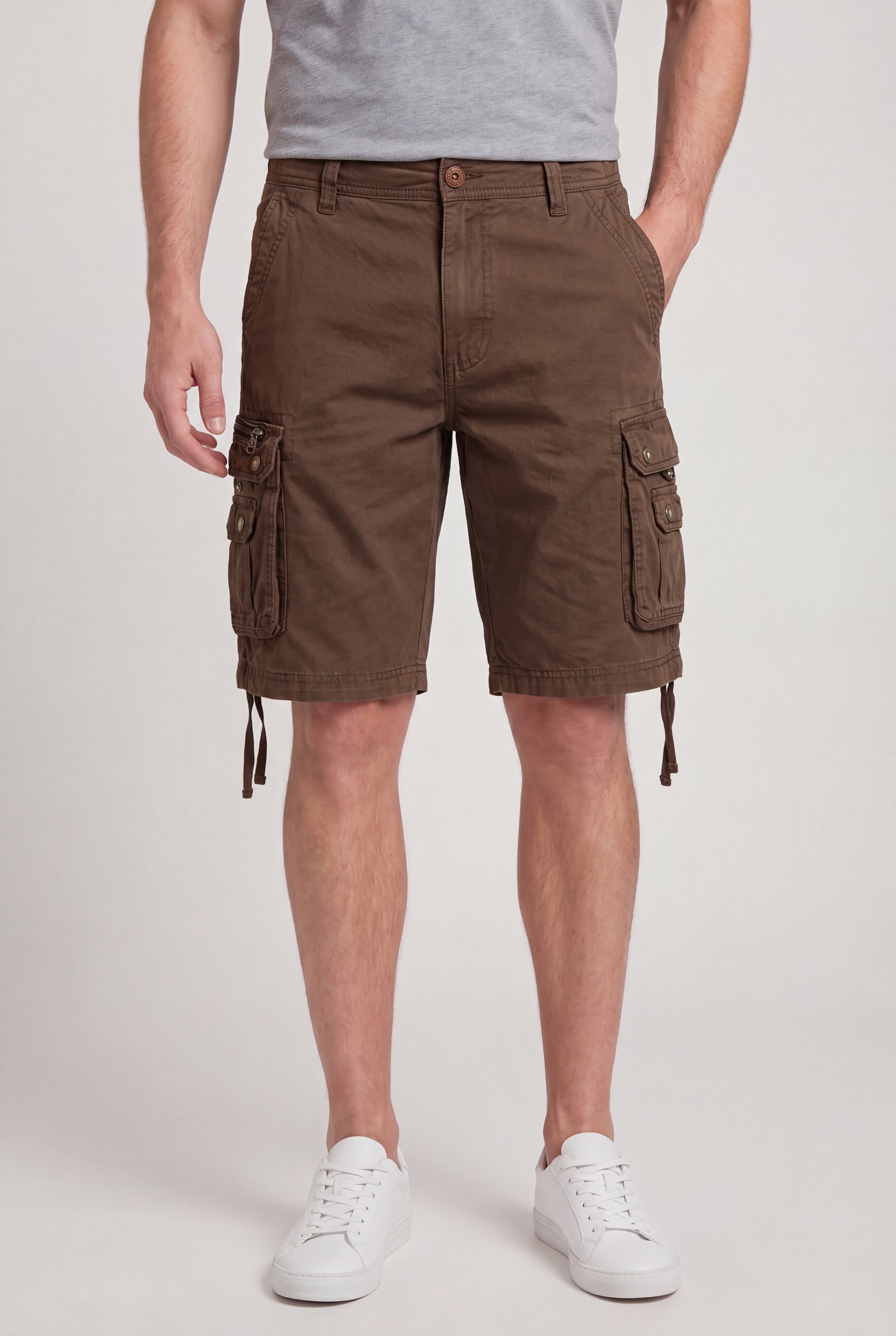 VORTRAX CARGO SHORTS – COFFEE