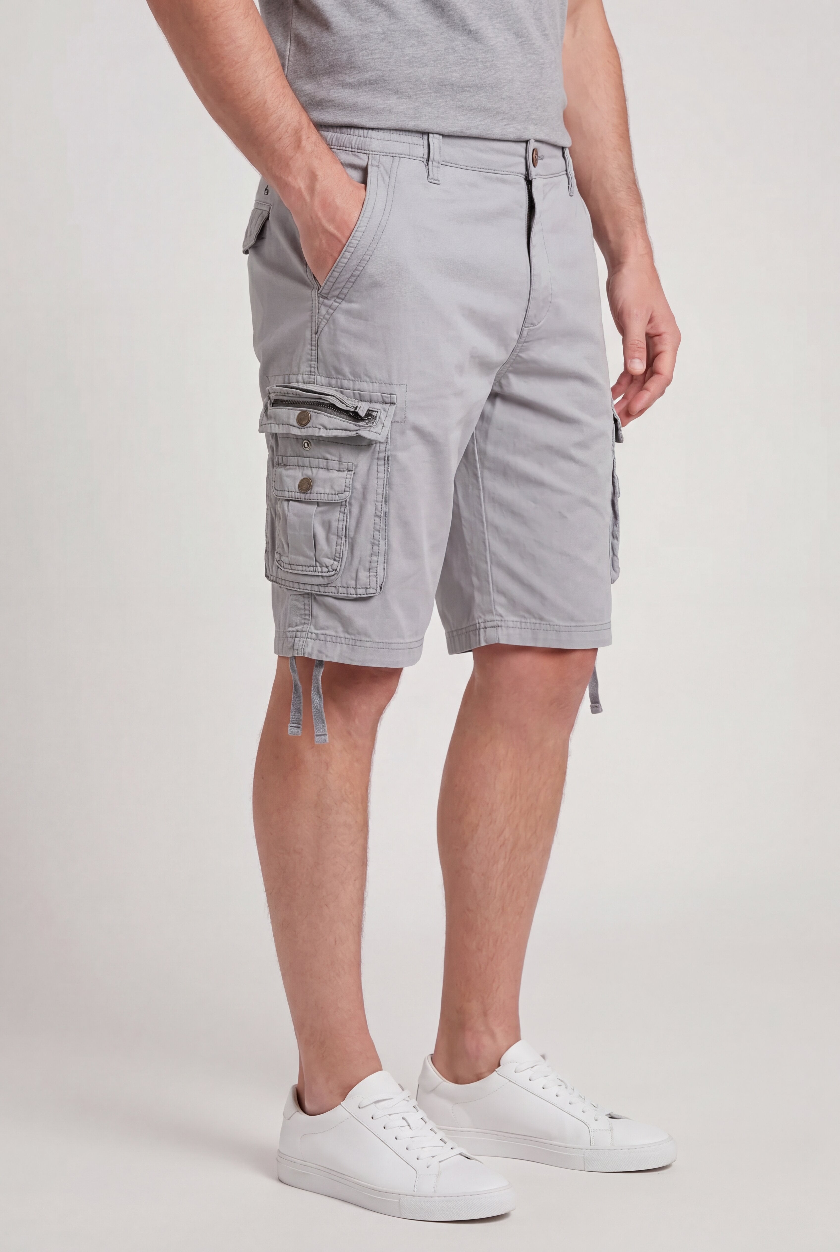 VORTRAX CARGO SHORTS – GRAY