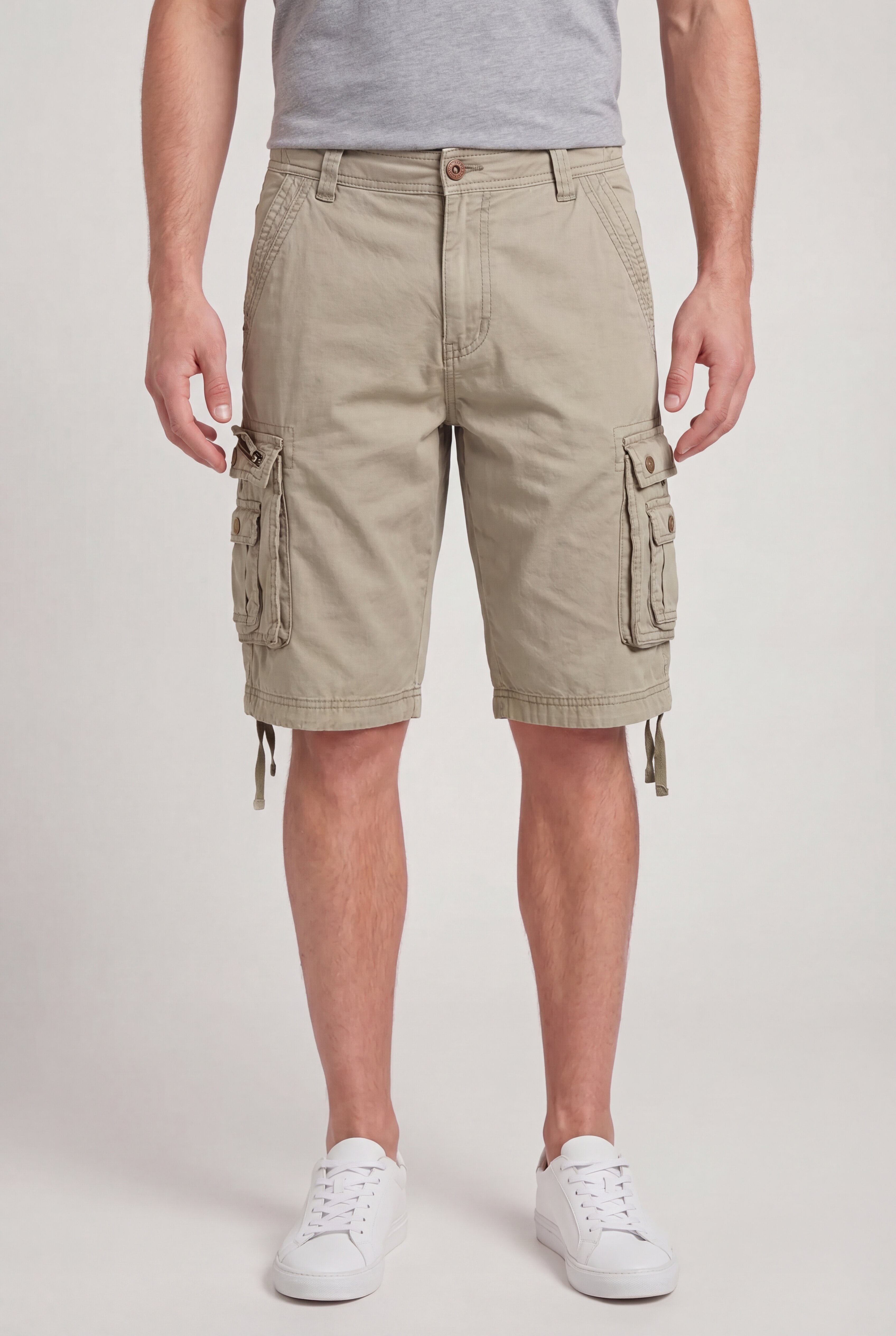 VORTRAX CARGO SHORTS – KHAKI