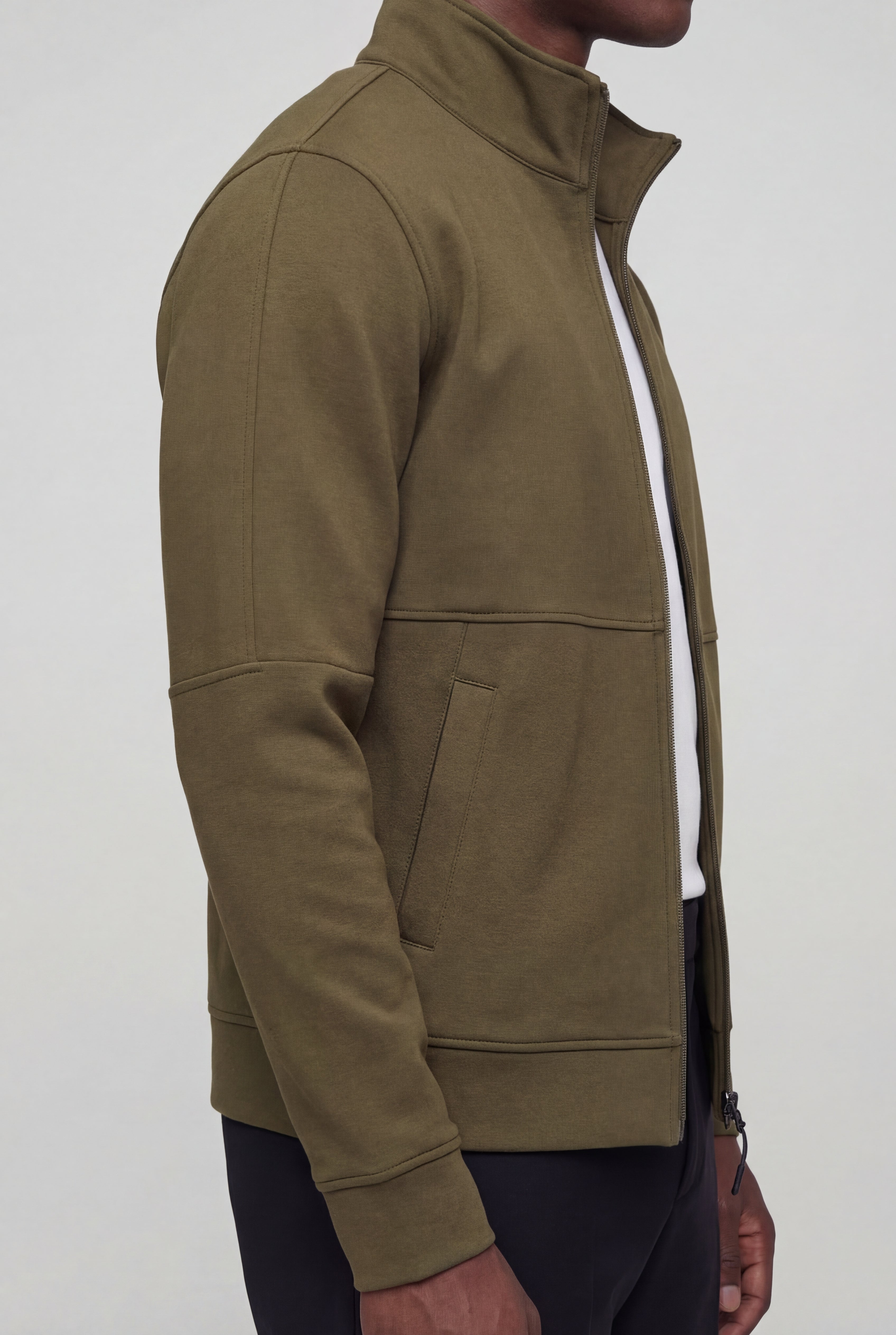 ZARENO ZIP JACKET – GREEN