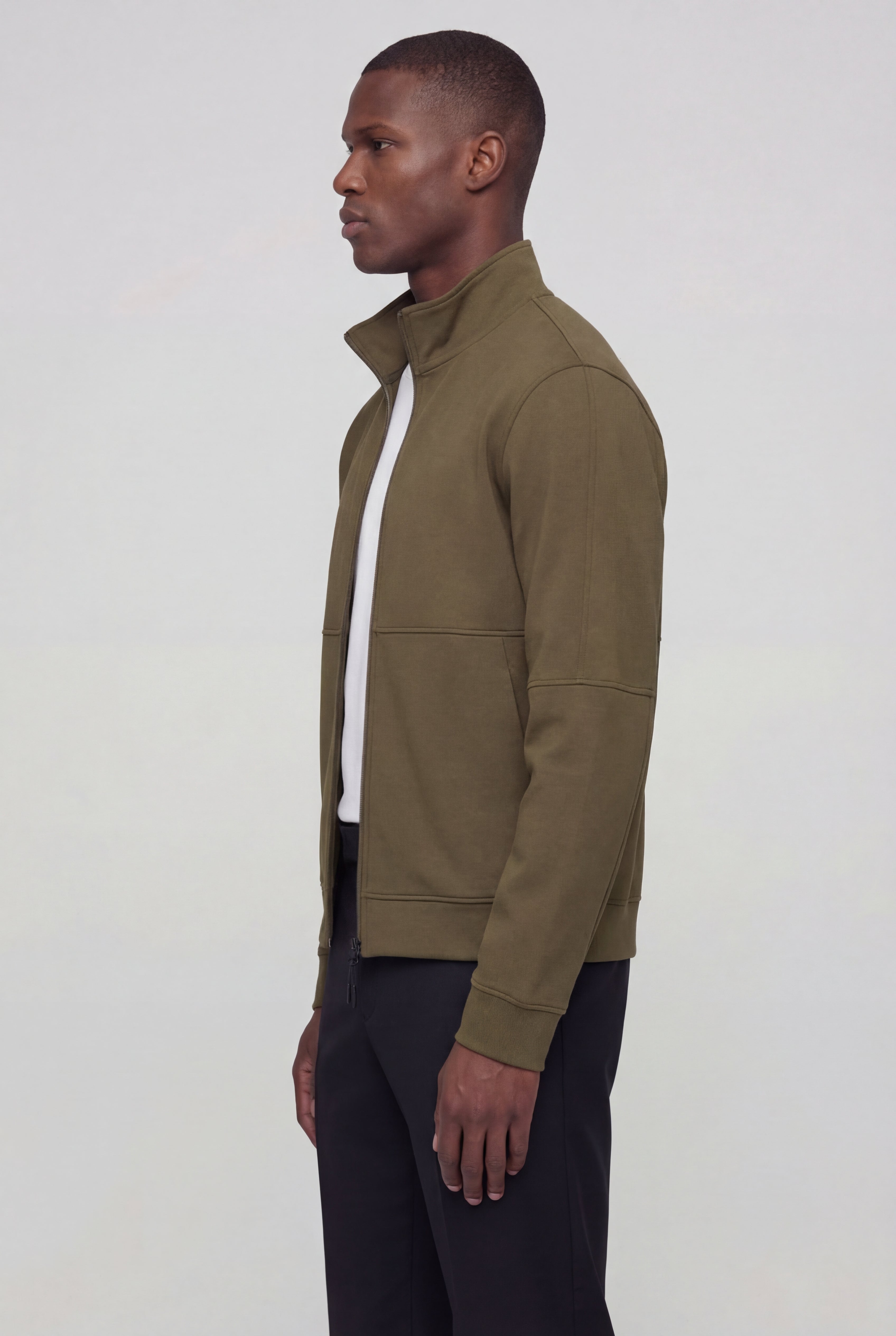 ZARENO ZIP JACKET – GREEN