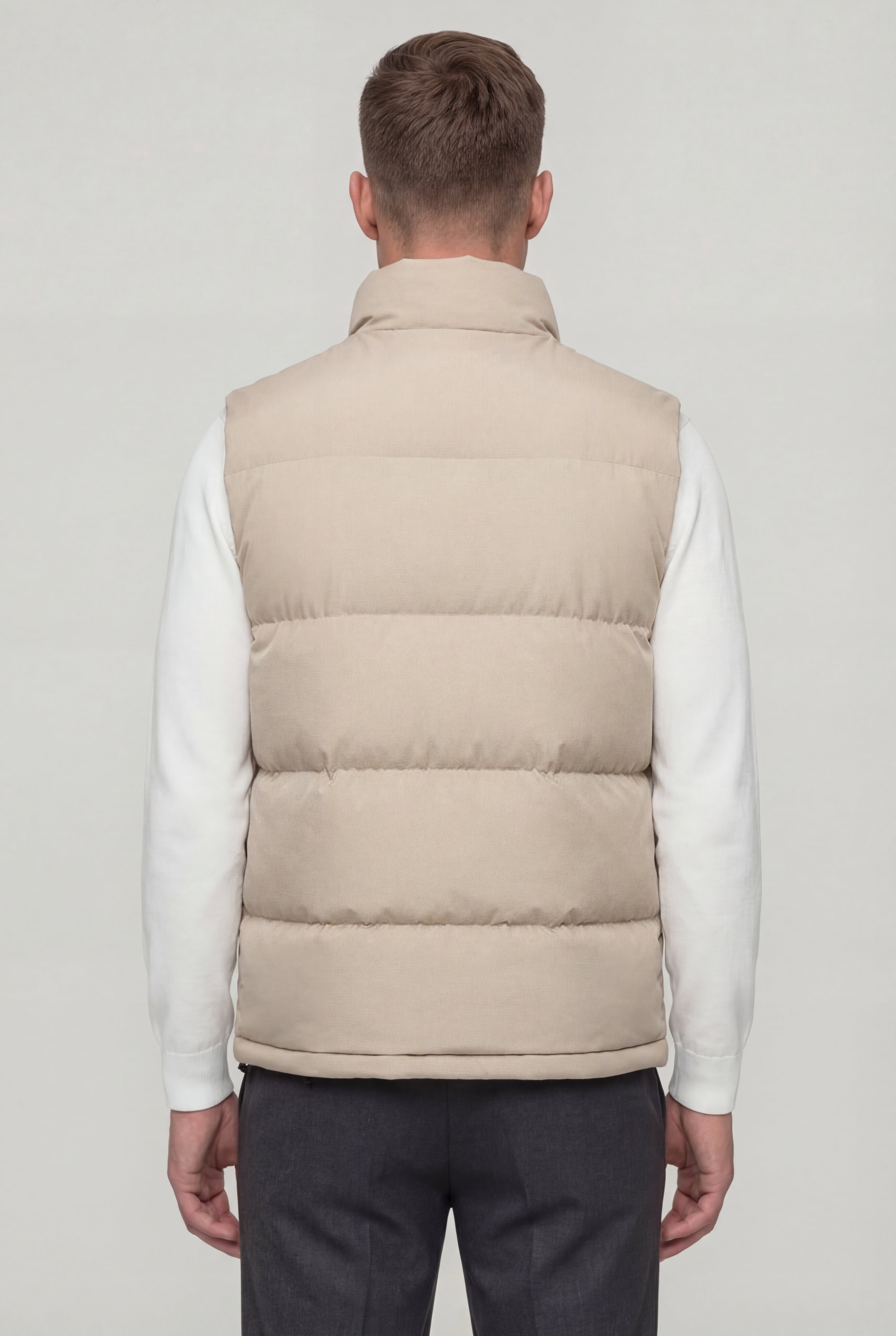 ZAYREN PUFFER VEST – KHAKI