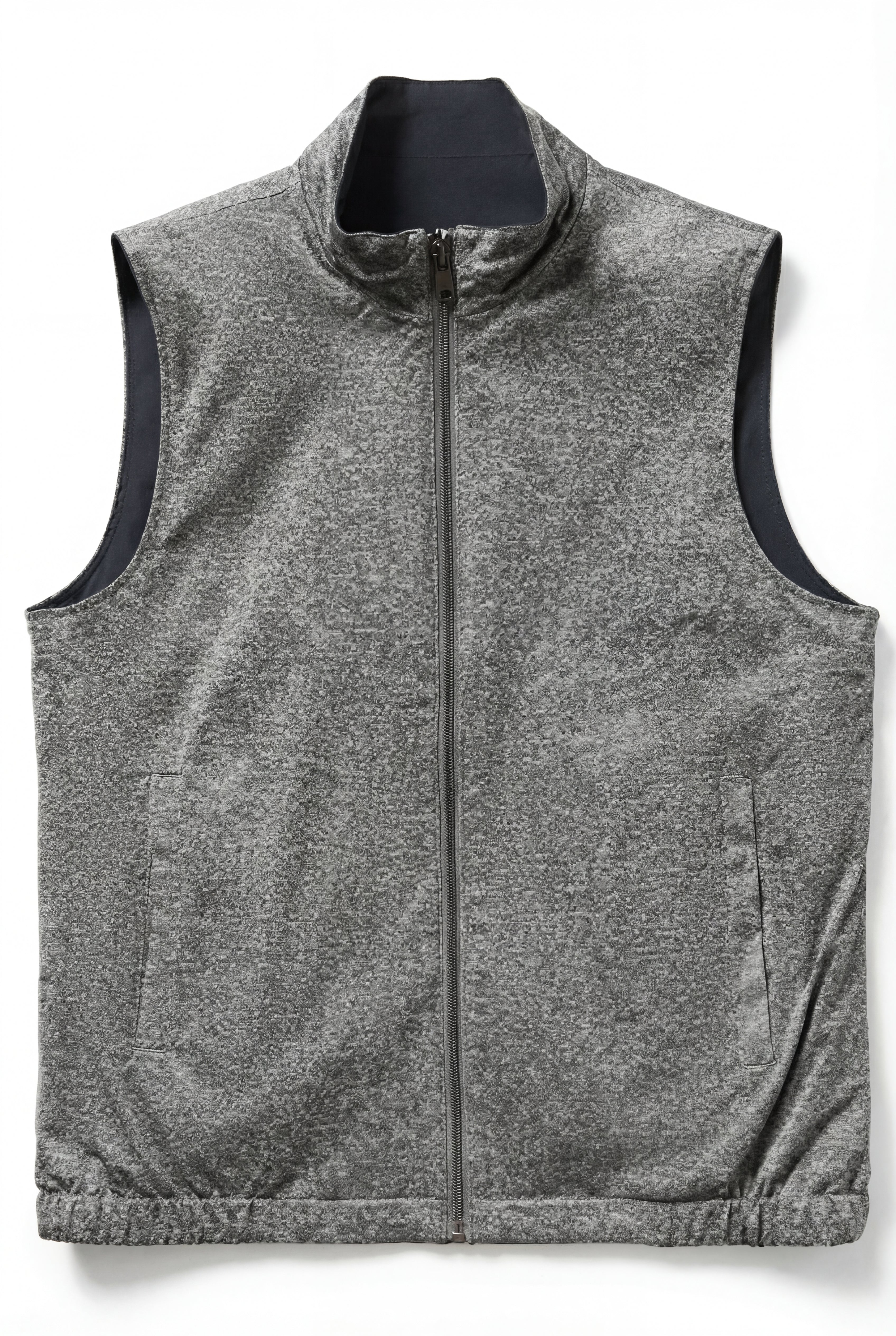 ZELARIO LIGHTWEIGHT REVERSIBLE VEST – NAVY