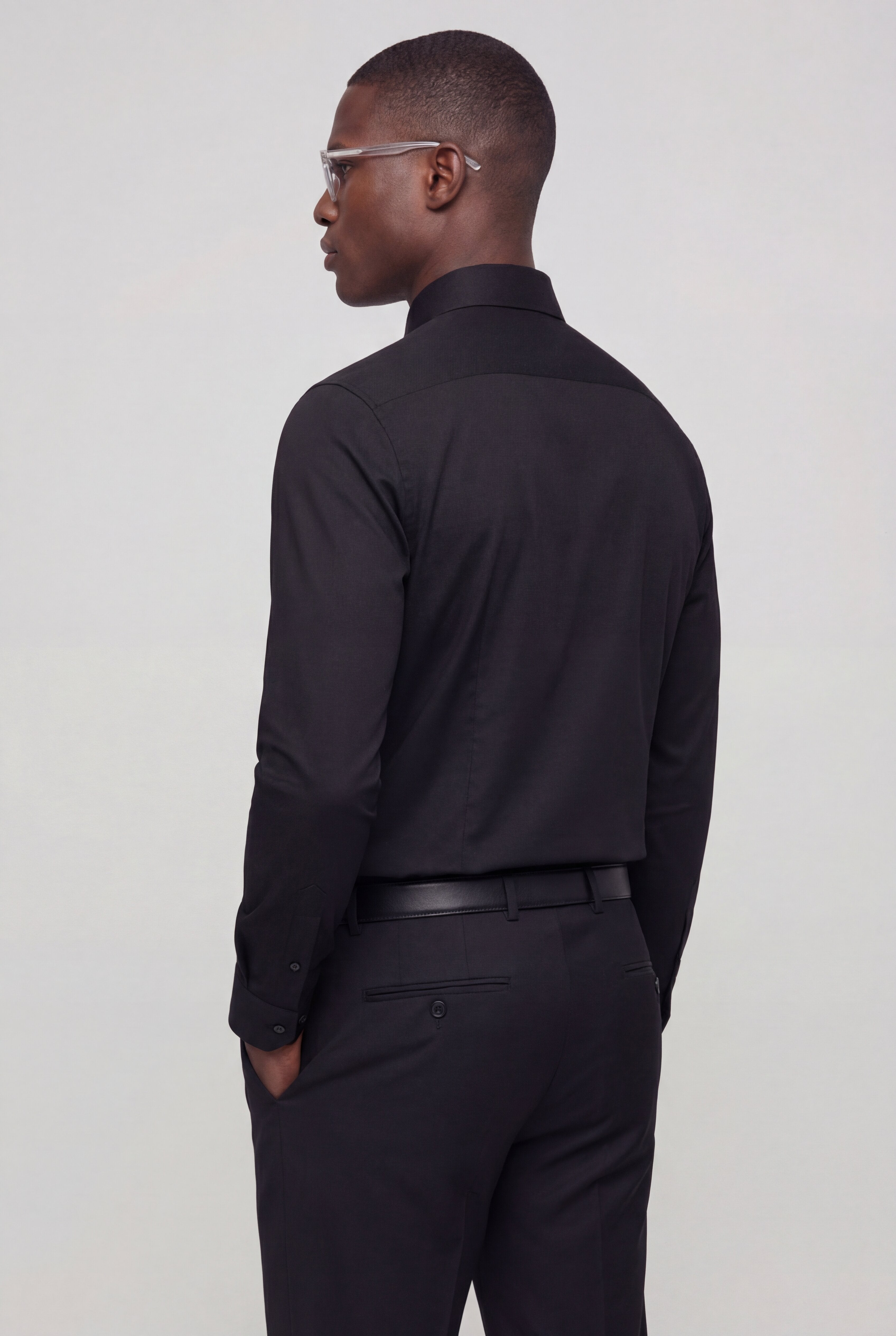ZORVN DRESS SHIRT – BLACK