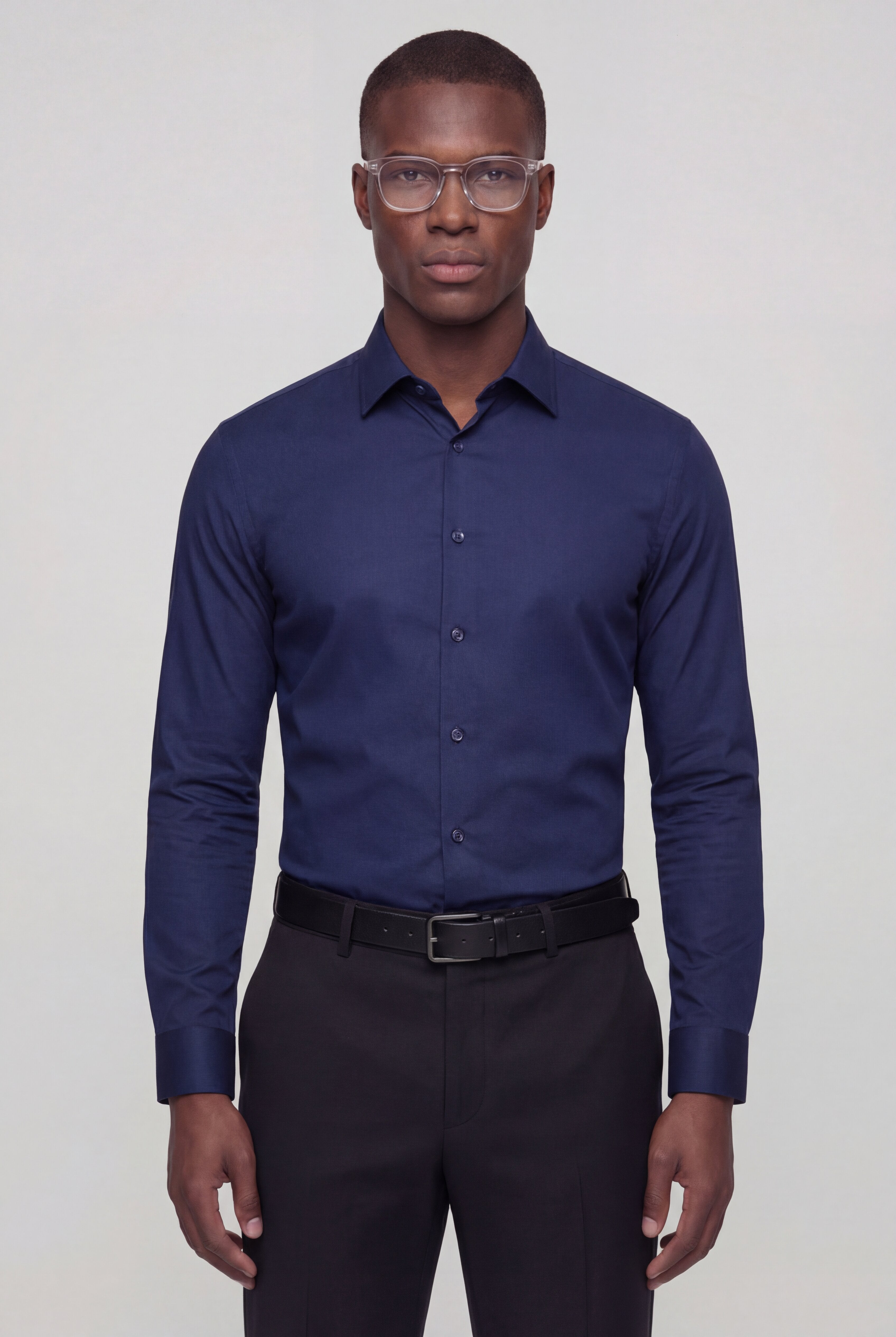ZORVN DRESS SHIRT – NAVY
