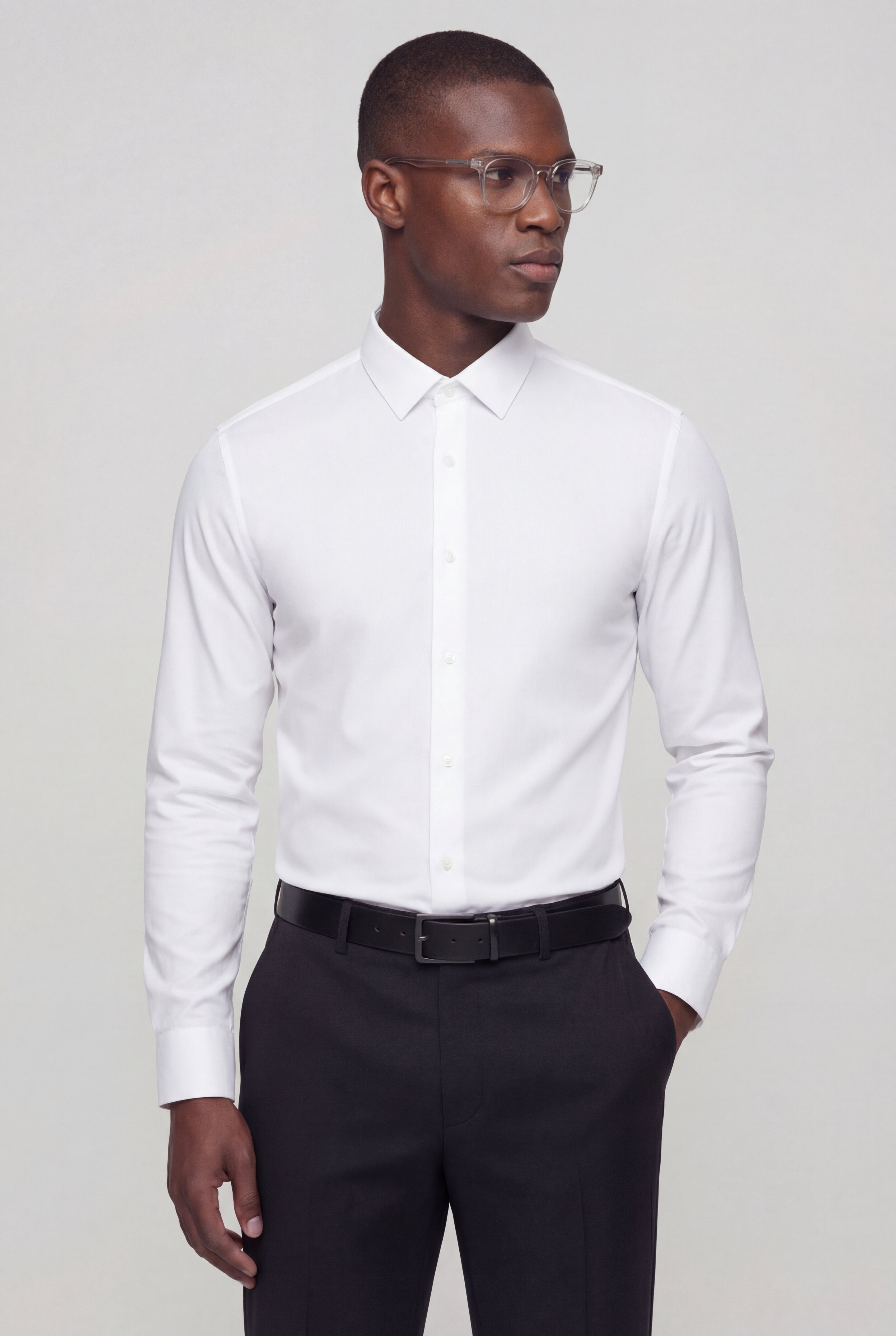 ZORVN DRESS SHIRT – WHITE