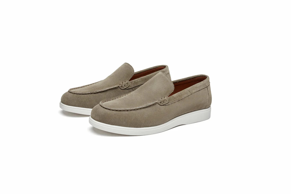 BRAVENTO SUEDE LOAFERS – KHAKI GREEN
